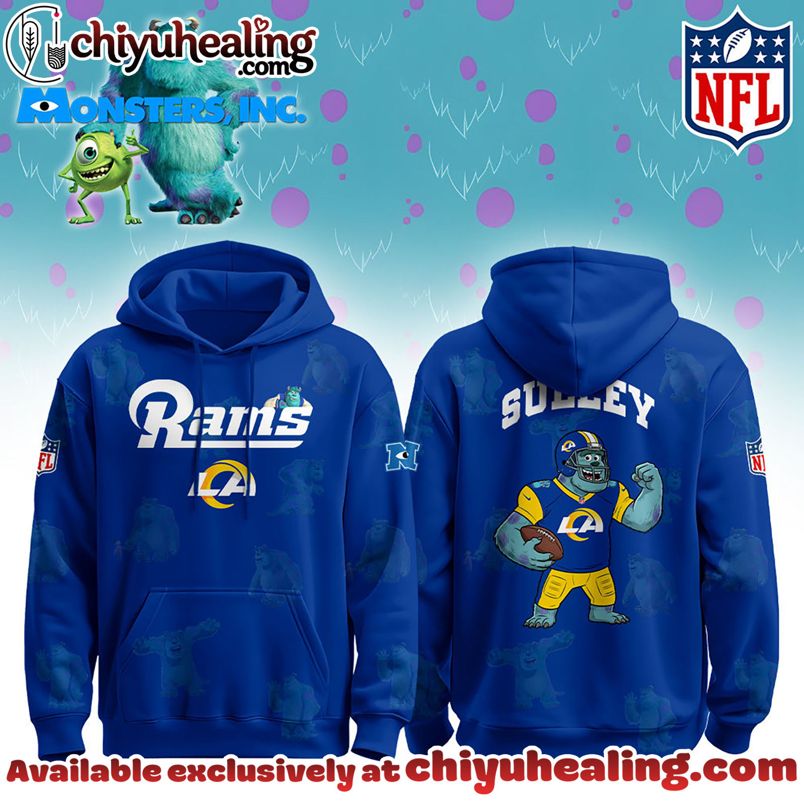 Los Angeles Rams x Monsters, Inc Limited Edition Hoodie Cutest Drop of the Year Hoodie, Tshirt, Sweatshirt