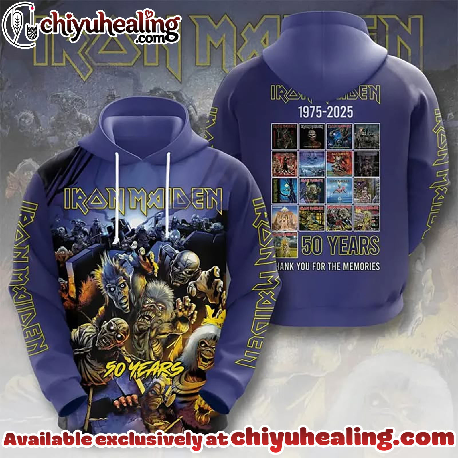 MAIDEN FANS Iron Maiden turns 50 Hoodie, Sweatshirt, Shirt - Ver 2