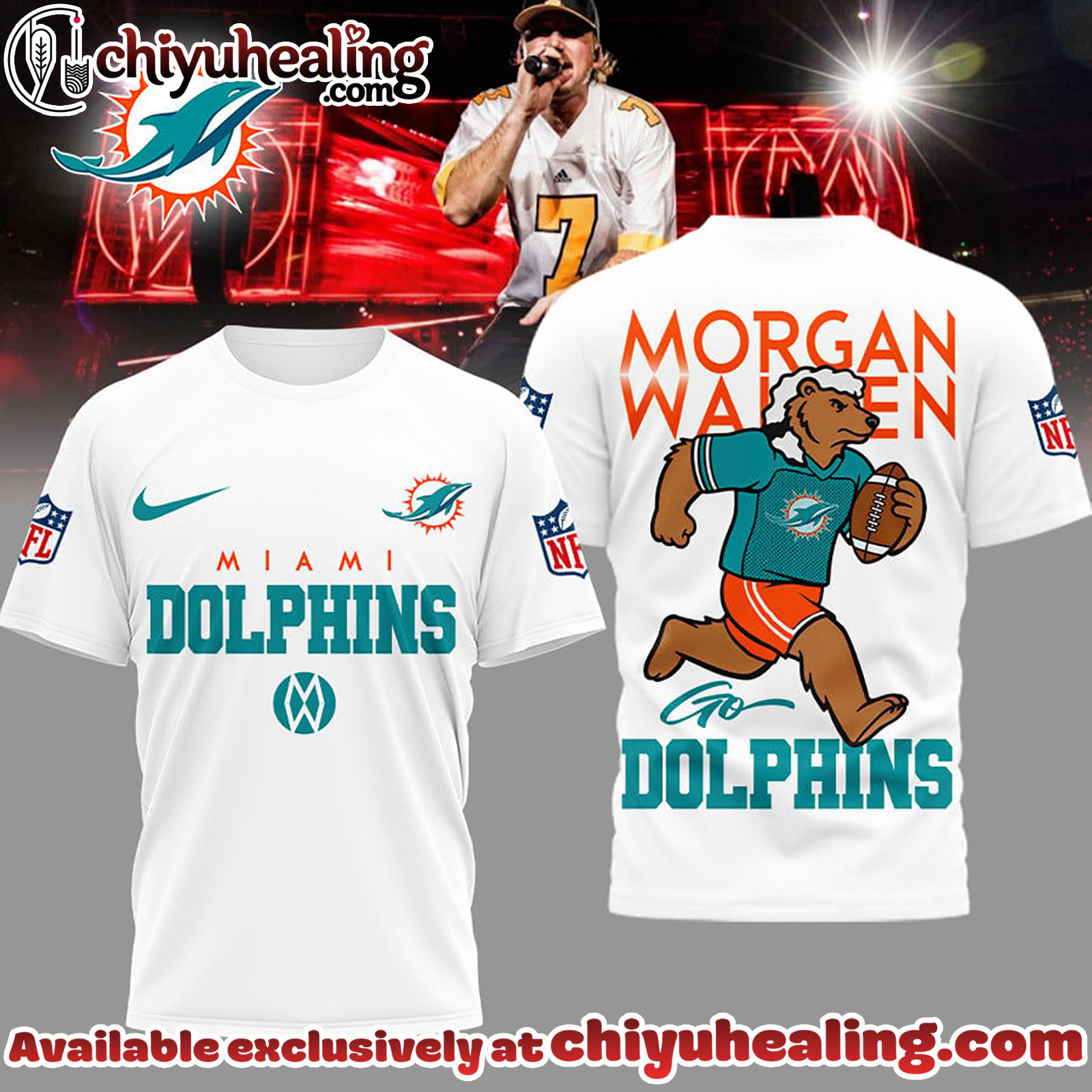 Miami Dolphins Premium NFL Morgan Wallen Fan 3D Shirt, Hoodie, Sweatshirt