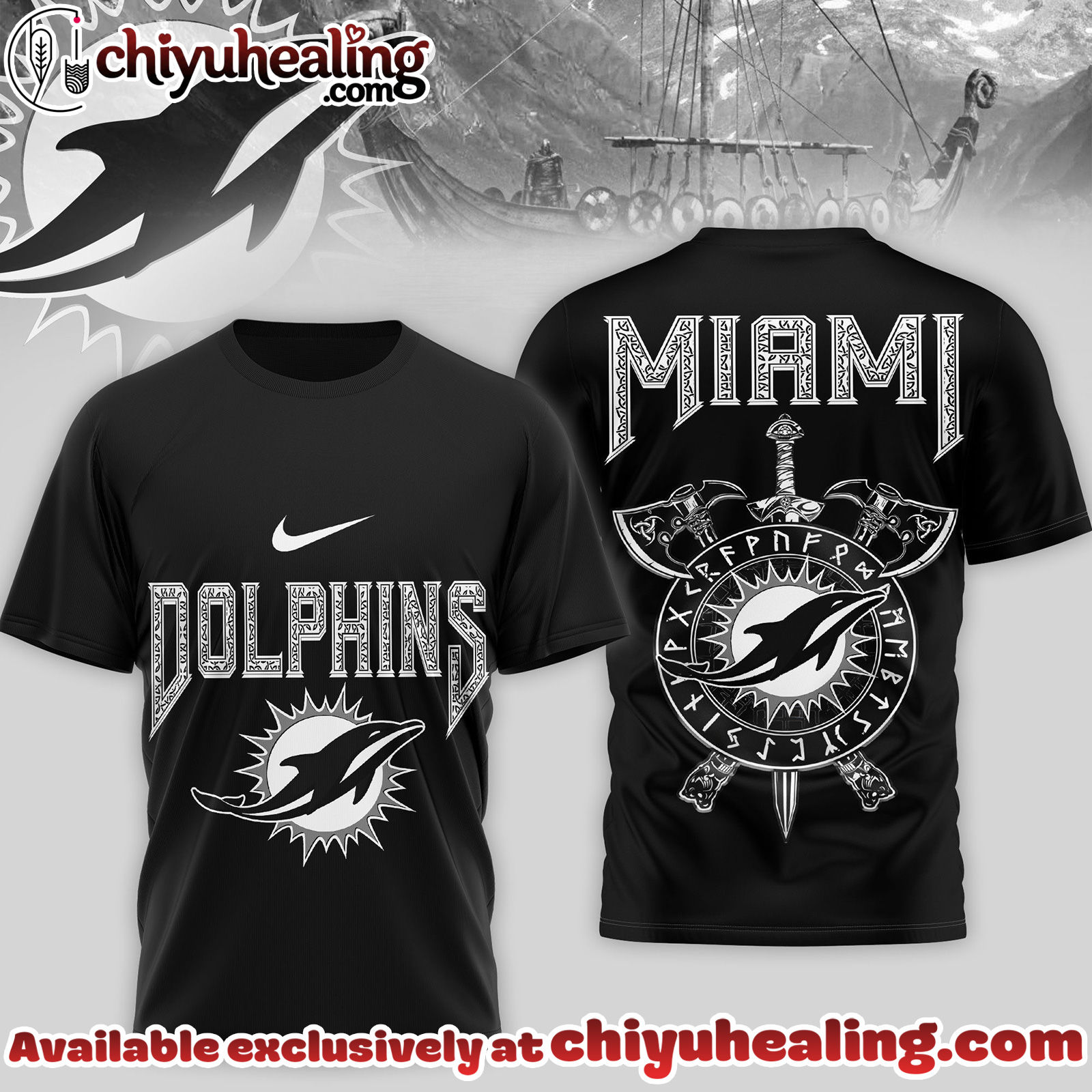 Miami Dolphins Premium NFL Viking 3D Shirt, Hoodie, Sweatshirt Miami Dolphins Premium NFL Viking 3D Shirt, Hoodie, Sweatshirt