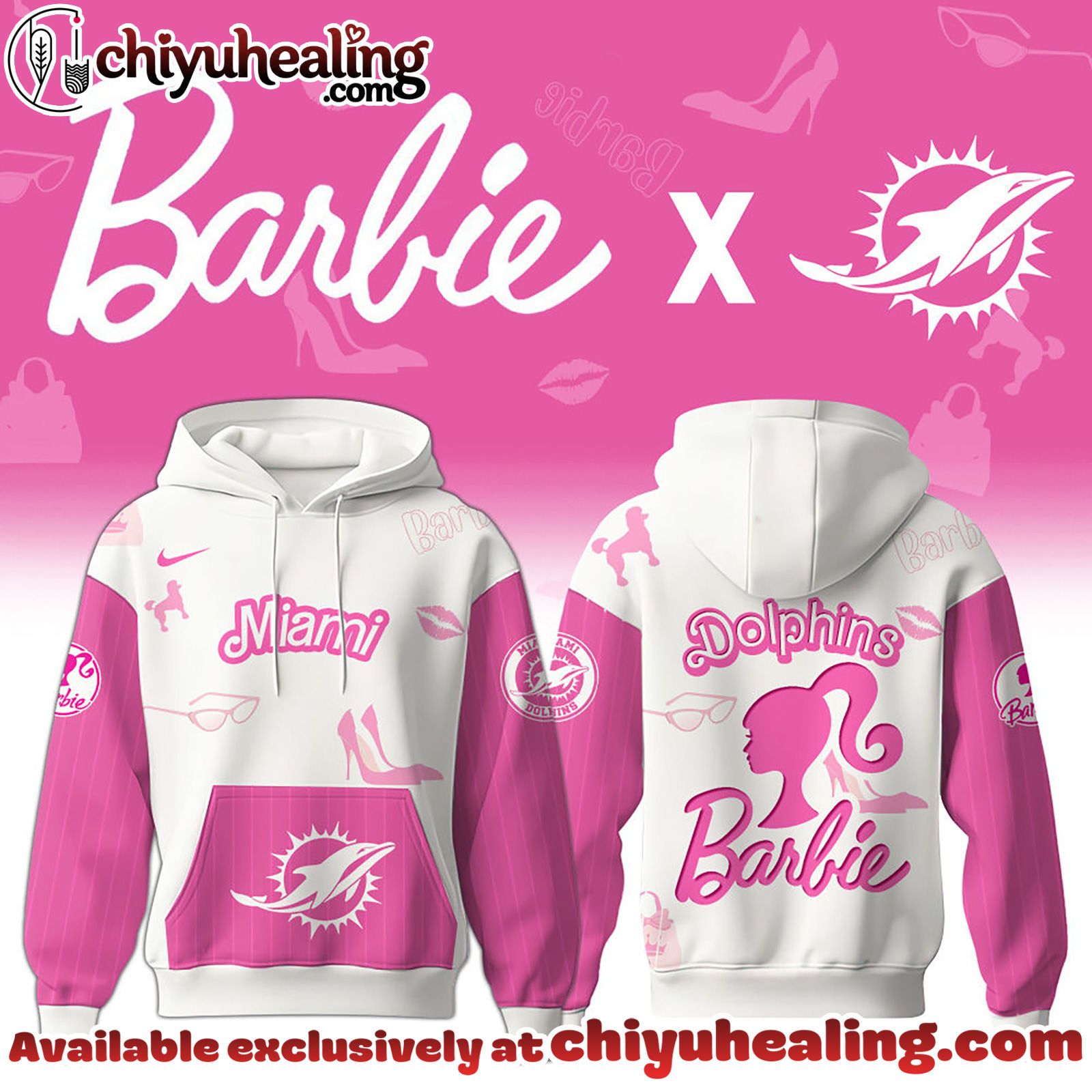 Miami Dolphins x Barbie Hoodie Limited Edition - Selling Out Fast Hoodie, Sweatshirt, T-shirt