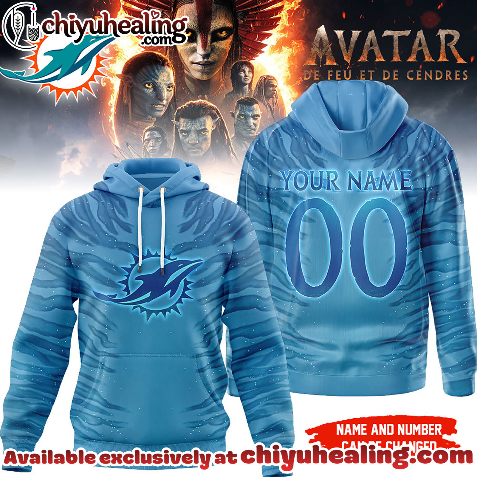 Miami Dolpns Premium NFL Avatar Personalized 3D Hoodie, Sweatshirt, T-shirt