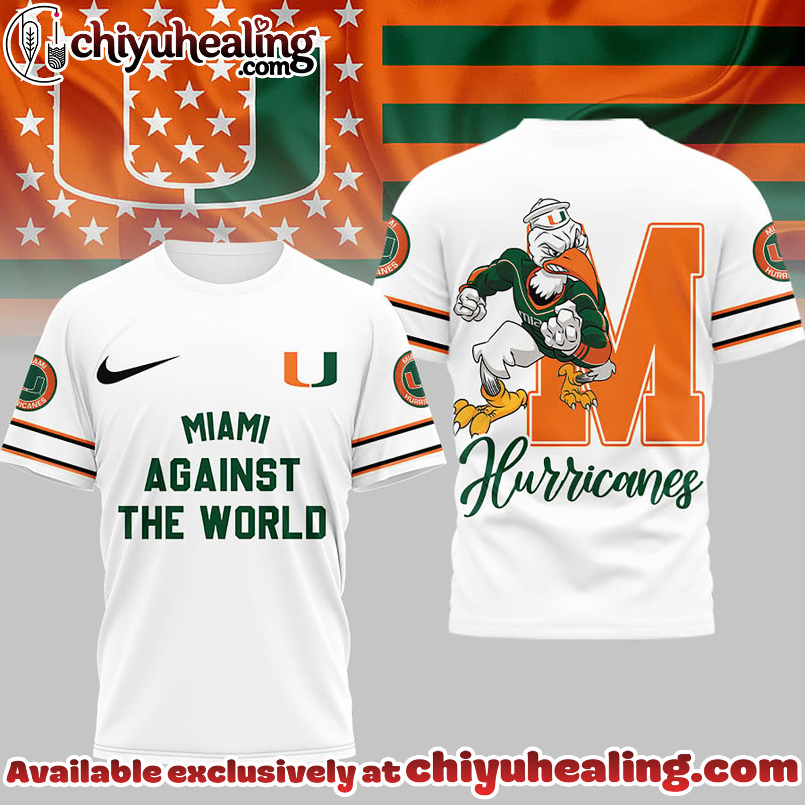 Miami Hurricanes Premium NCAA My Team Against The World T-Shirt, Hoodie, Sweatshirt