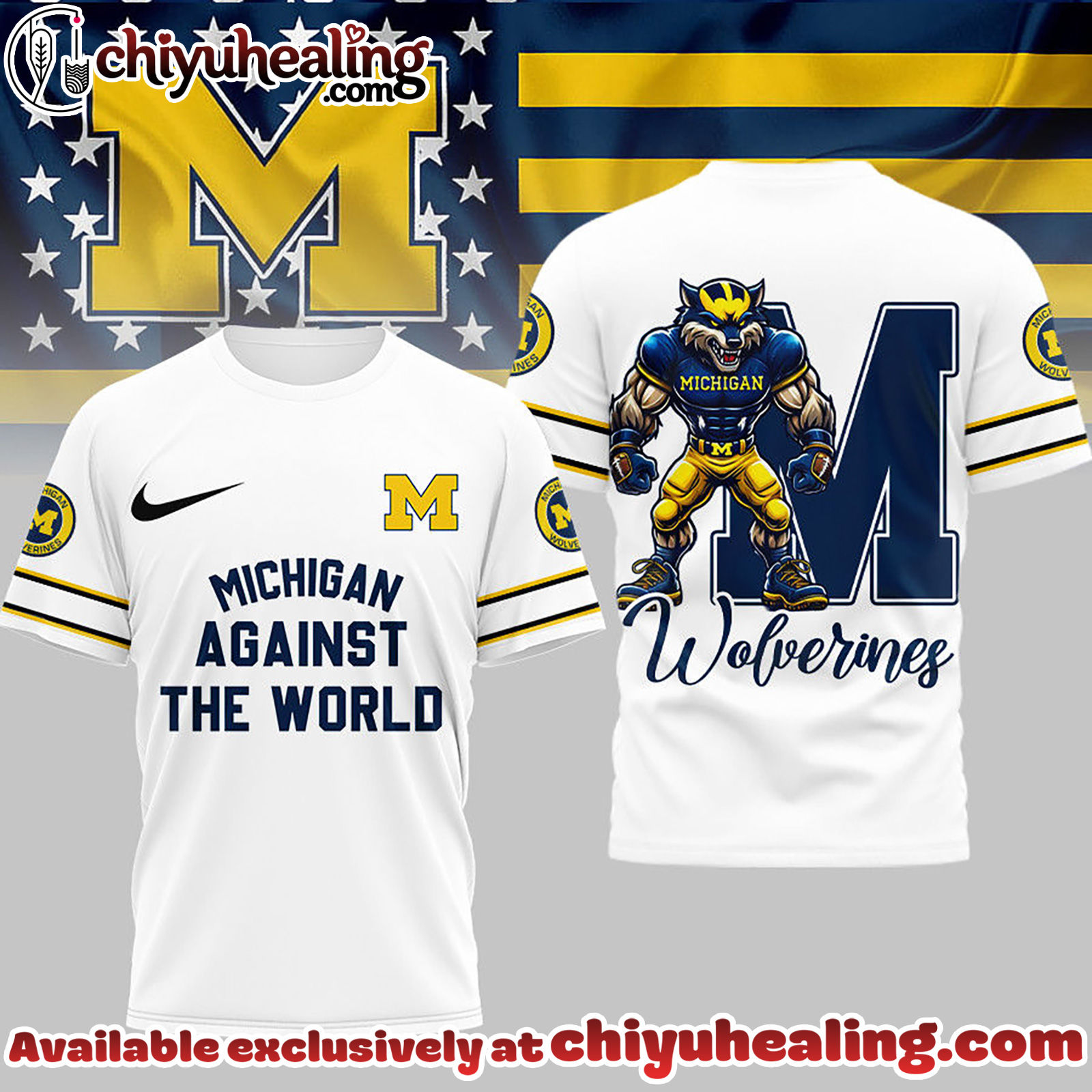Michigan Wolverines Premium NCAA My Team Against The World T-Shirt, Hoodie, Sweatshirt