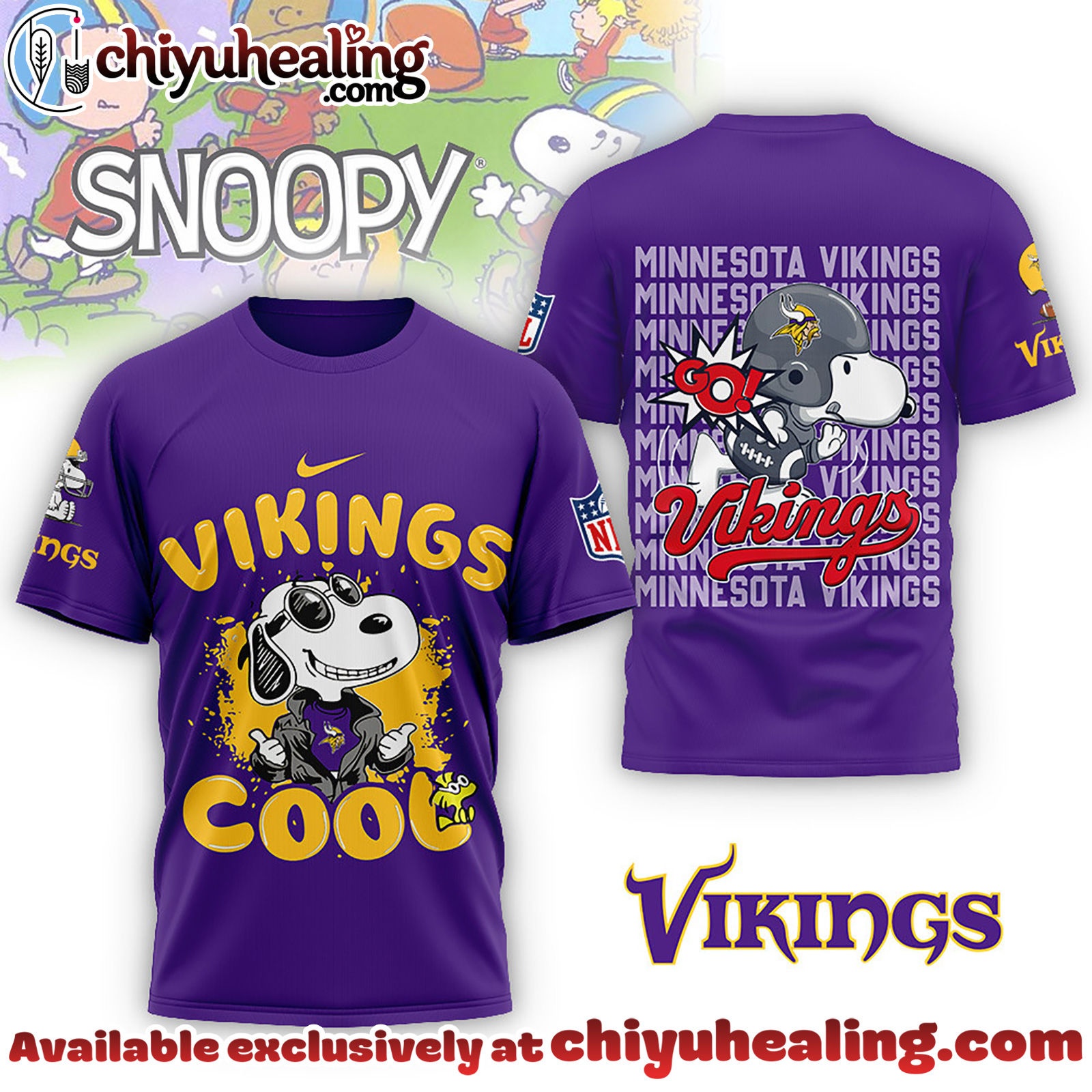 Minnesota Vikings Premium NFL Snoopy Cool Shirt, Hoodie, Sweatshirt, All Team NFL