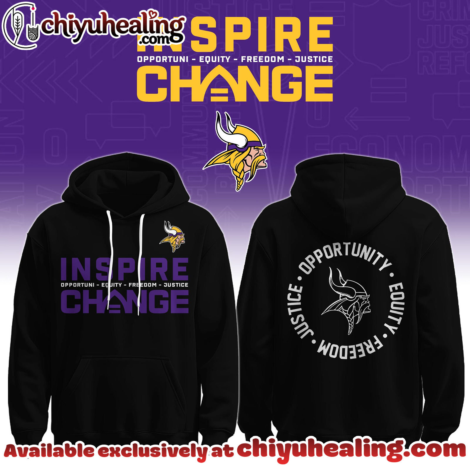 Minnesota Vikings Special Inspire Change Limited Edition Hoodie, Tshirt, Sweatshirt