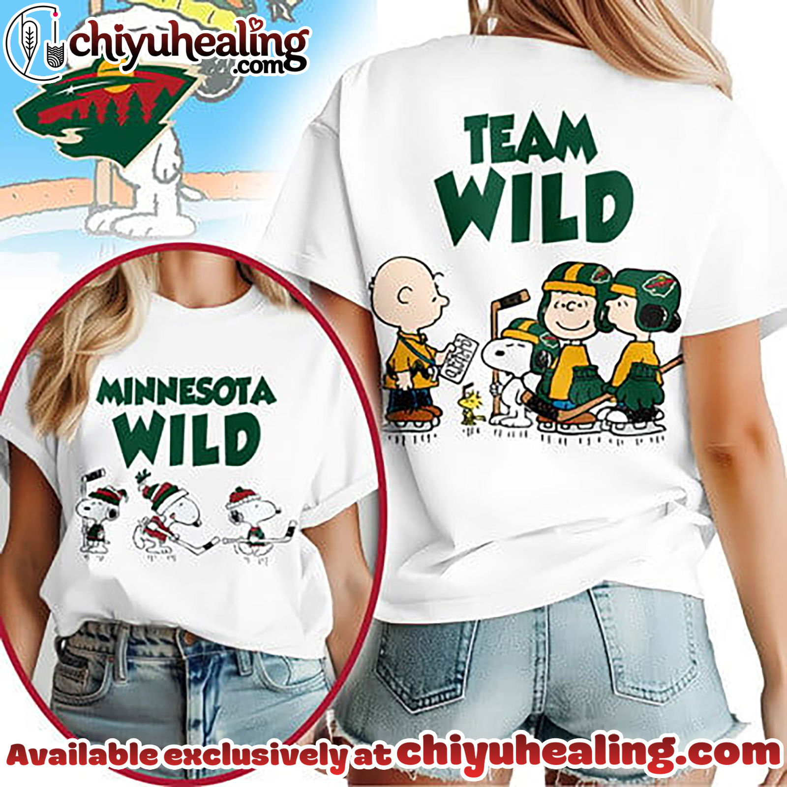 Minnesota Wild Premium NHL Peanut Hockey T-shirt