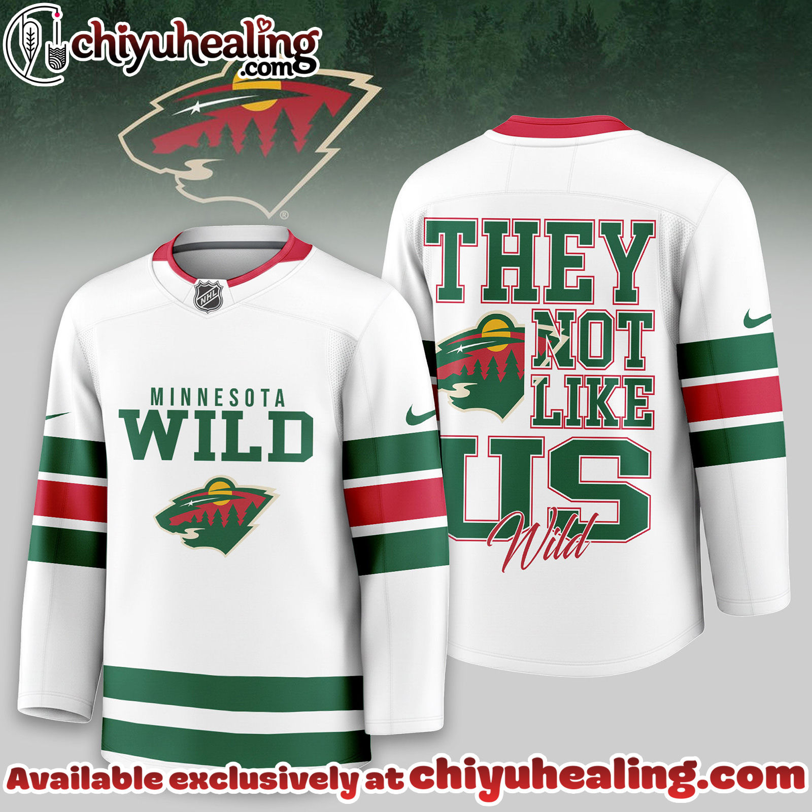 Minnesota Wild Premium NHL They Not Like Us Hockey Jersey