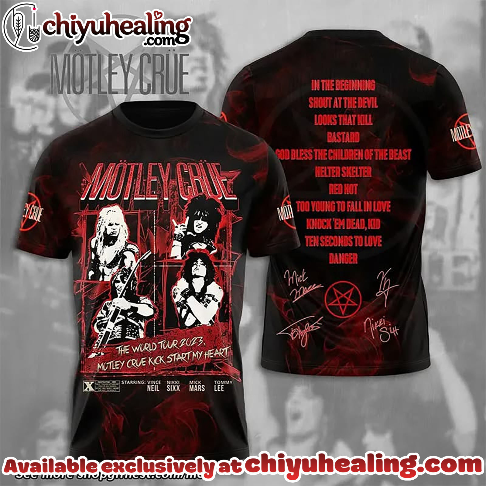 Motley Crues 2025 anniversary tee brings that 80s edge to your wardrobe Tshirt, Hoodie, Sweatshirt - Ver 4