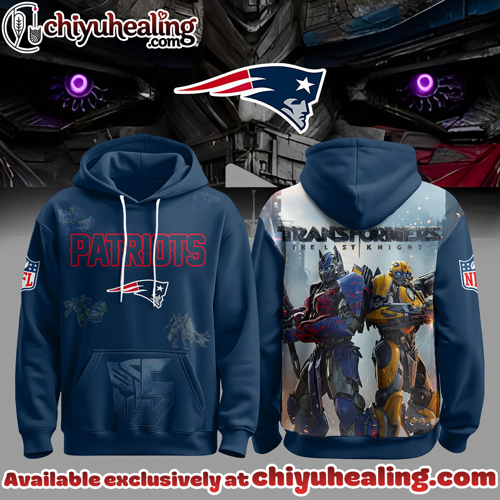 NE Patriots x Transformers Hoodie, T-Shirt, Sweatshirt Limited Edition Drop