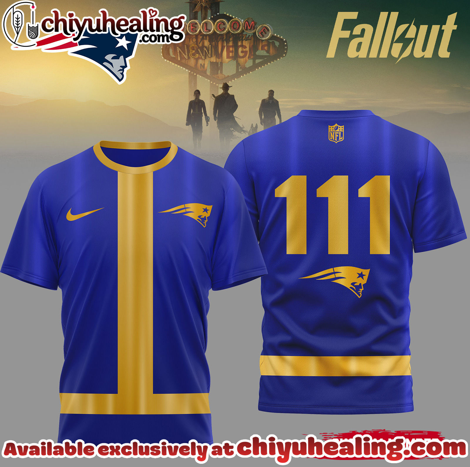 New England Patriots Premium NFL Fallout 3D Shirt, Hoodie, Sweatshirt