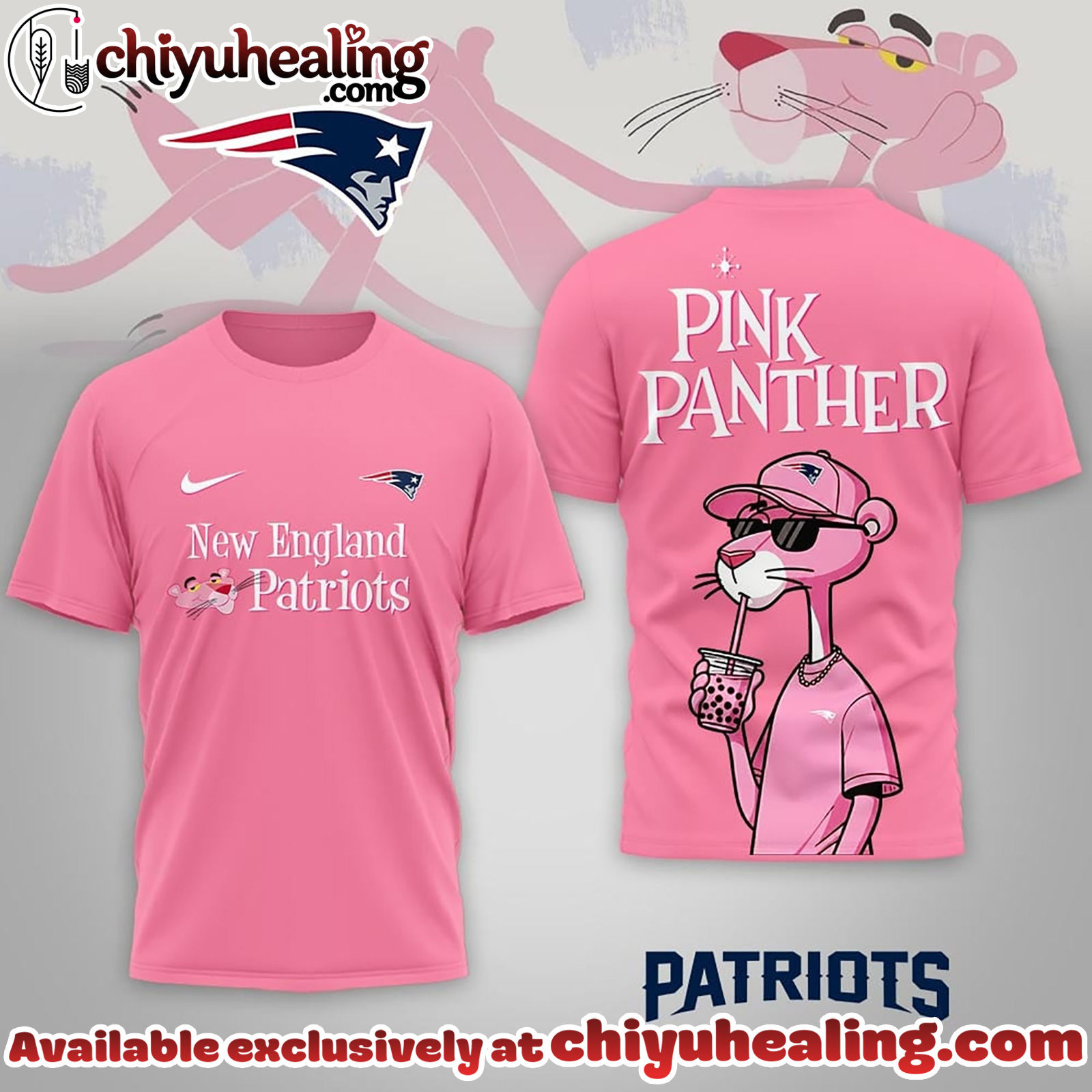 New England Patriots Premium NFL Pink Panther 3D Shirt, Hoodie, Sweatshirt, All Team NFL