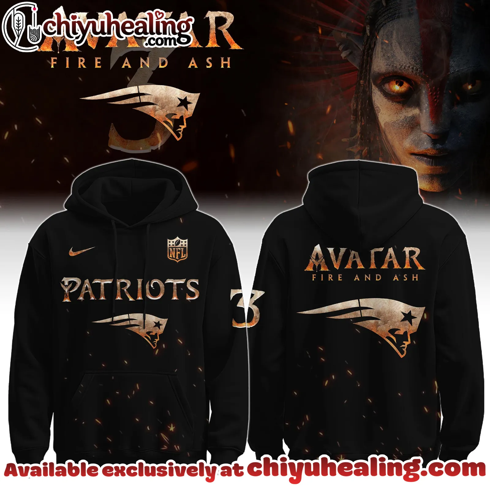 New England Patriots x Avatar Hoodie Limited Hoodie, All Team NFL