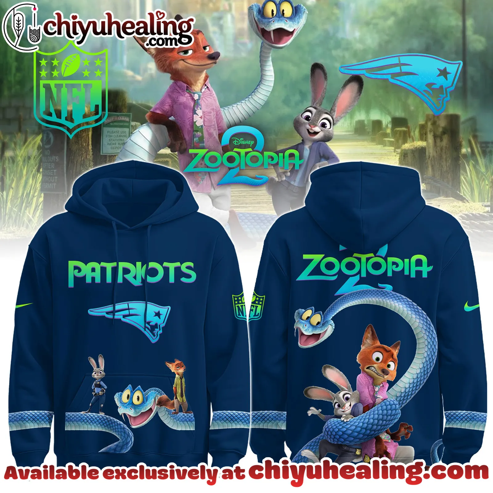New England Patriots x Zootopia 2 Hoodie Limited Edition Selling Out Fast, All Team NFL