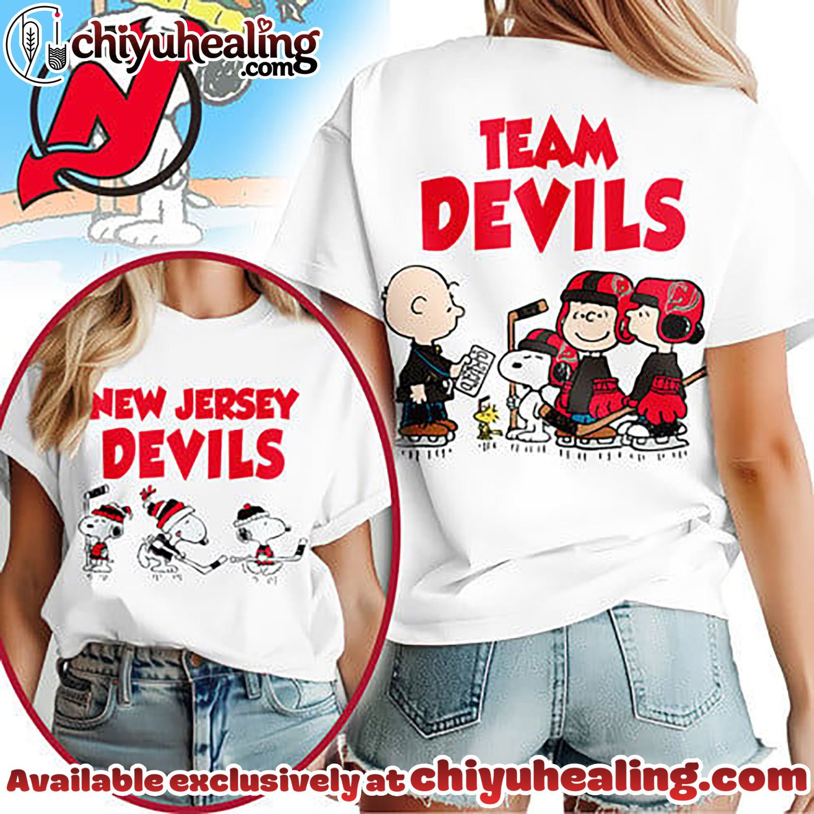 New Jersey Devils Premium NHL Peanut Hockey T-shirt