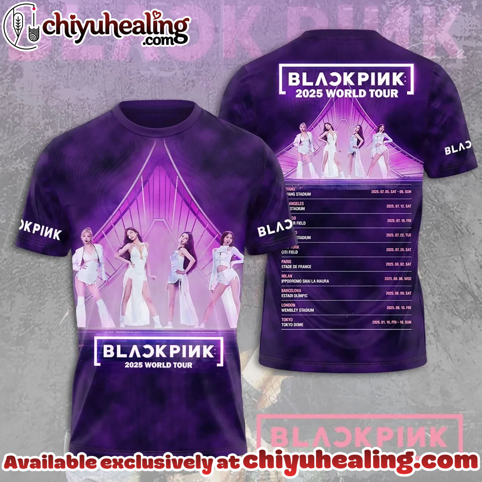 New Limited Edition BlackPink 2025 World Tour 3D Apparel T-Shirt, Sweatshirt, Hoodie New Limited Edition BlackPink 2025 World Tour 3D Apparel T-Shirt, Sweatshirt, Hoodie