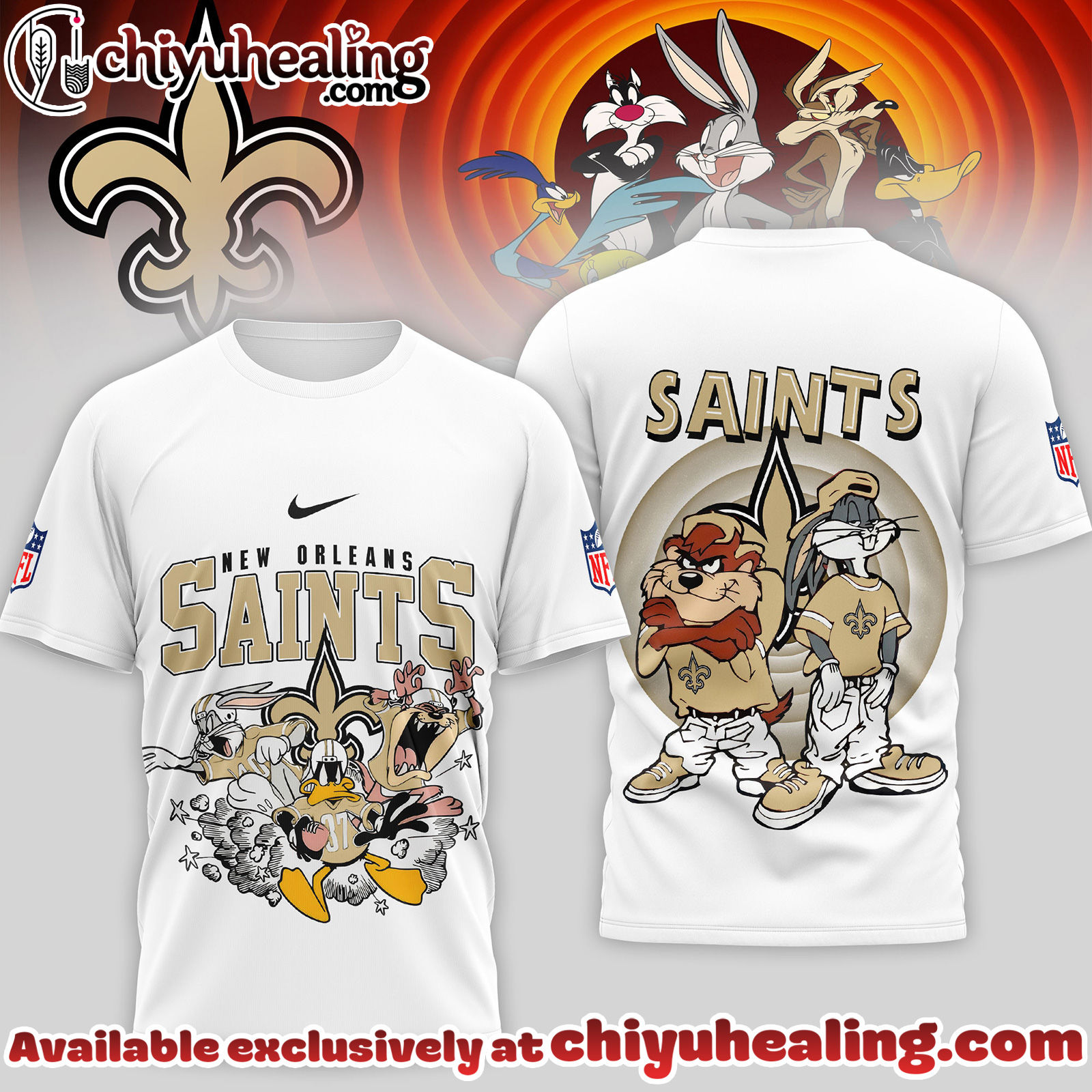 New Orleans Saints Premium NFL Looney Tunes 3D Shirt, Hoodie, Sweatshirt, All Team NFL