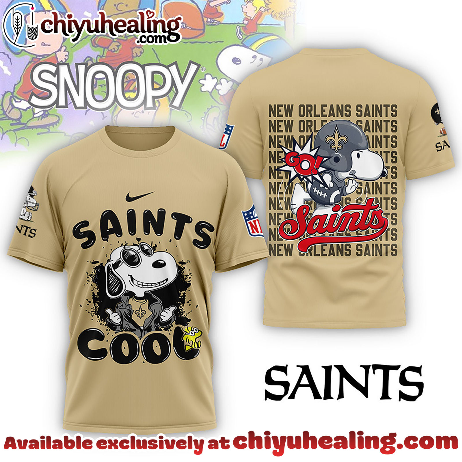 New Orleans Saints Premium NFL Snoopy Cool Shirt, Hoodie, Sweatshirt, All Team NFL