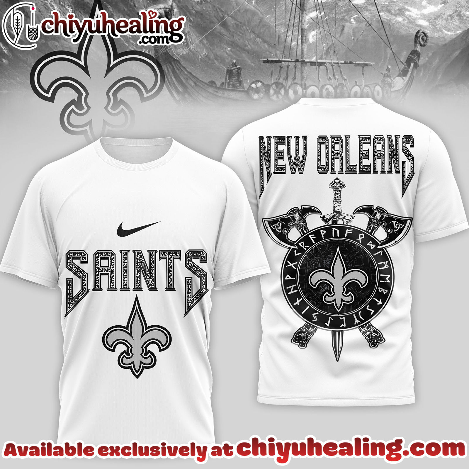 New Orleans Saints Premium NFL Viking 3D Shirt, Hoodie, Sweatshirt