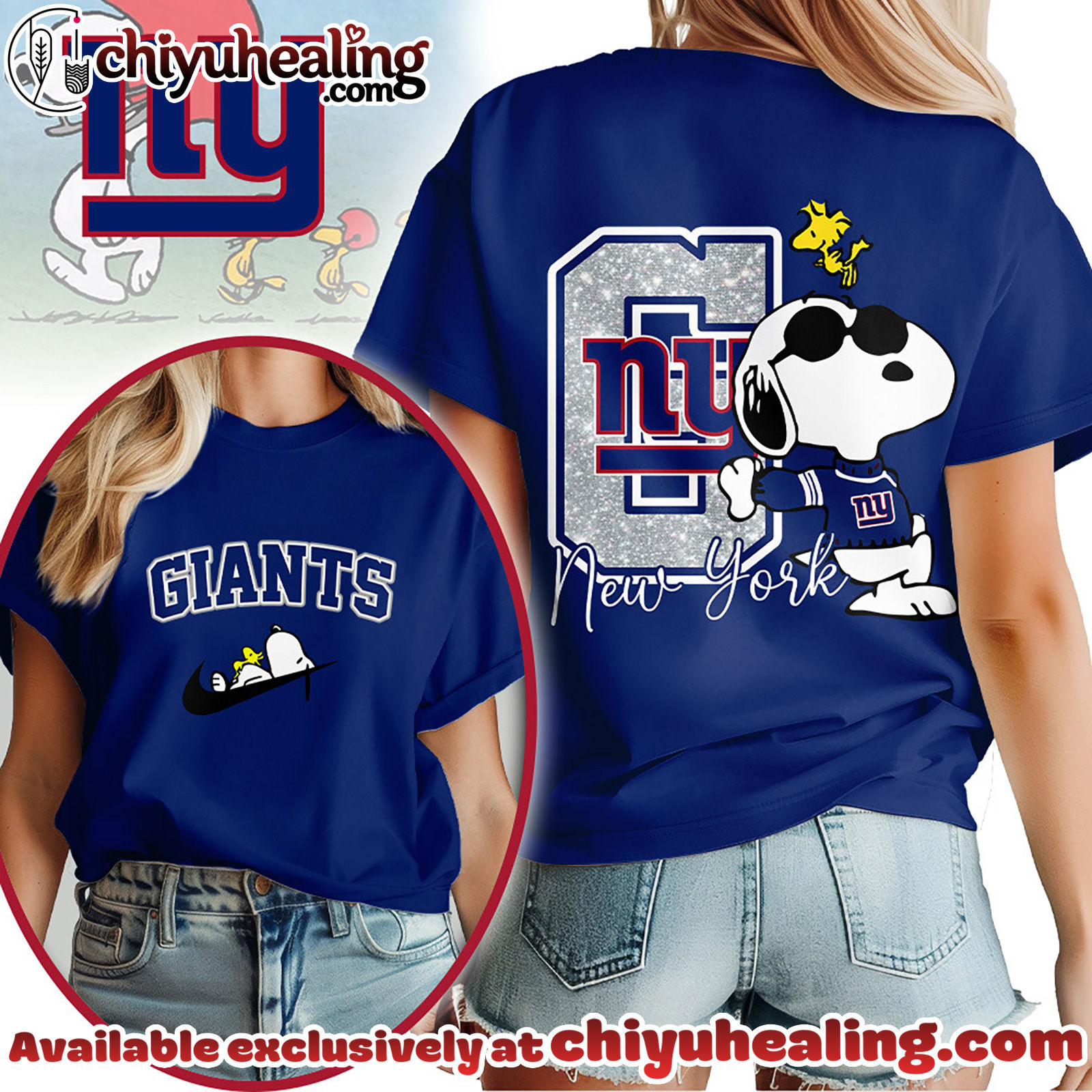 New York Giants Premium NFL Snoopy 3D Shirt, Hoodie, Sweatshirt, All Team NFL