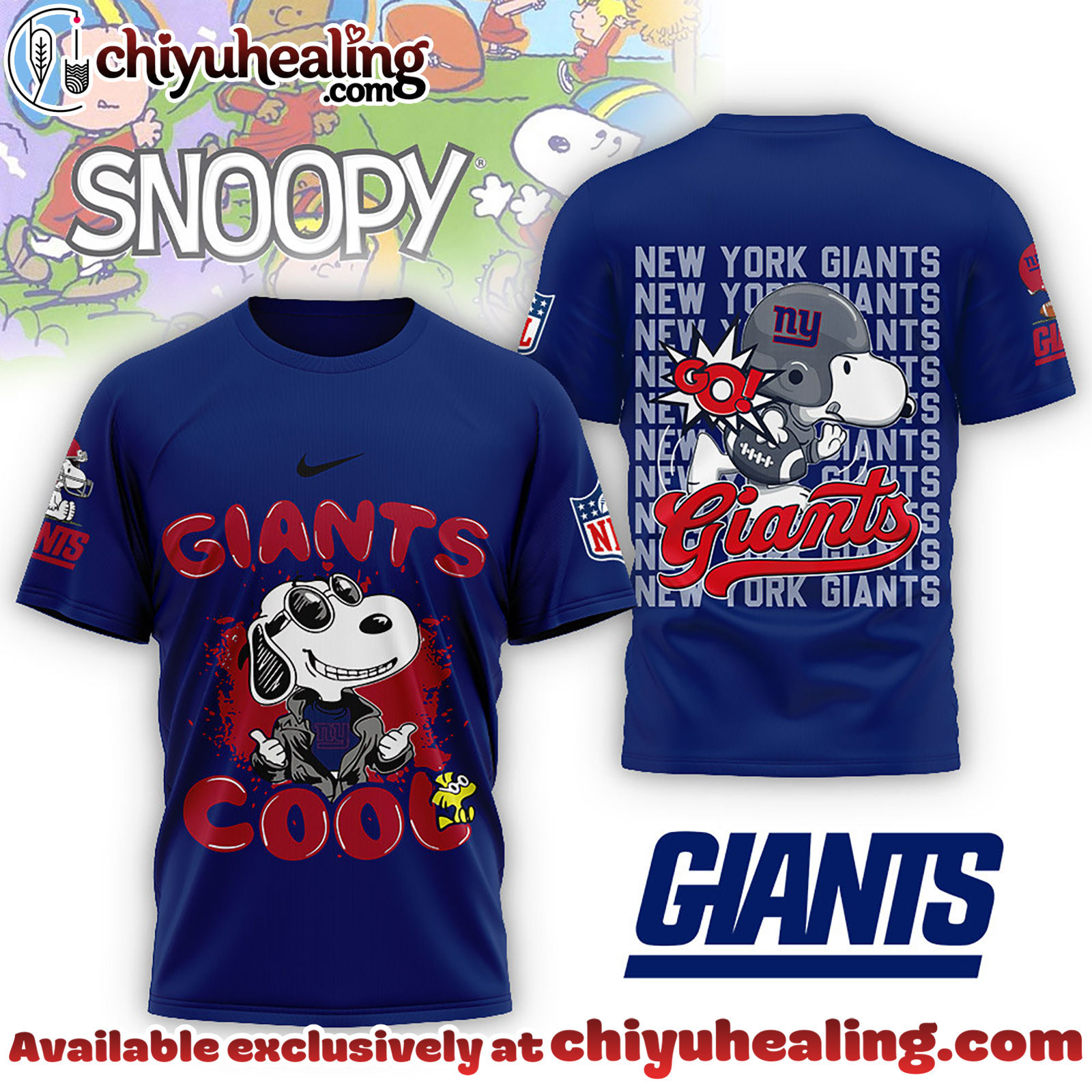 New York Giants Premium NFL Snoopy Cool Shirt, Hoodie, Sweatshirt, All Team NFL
