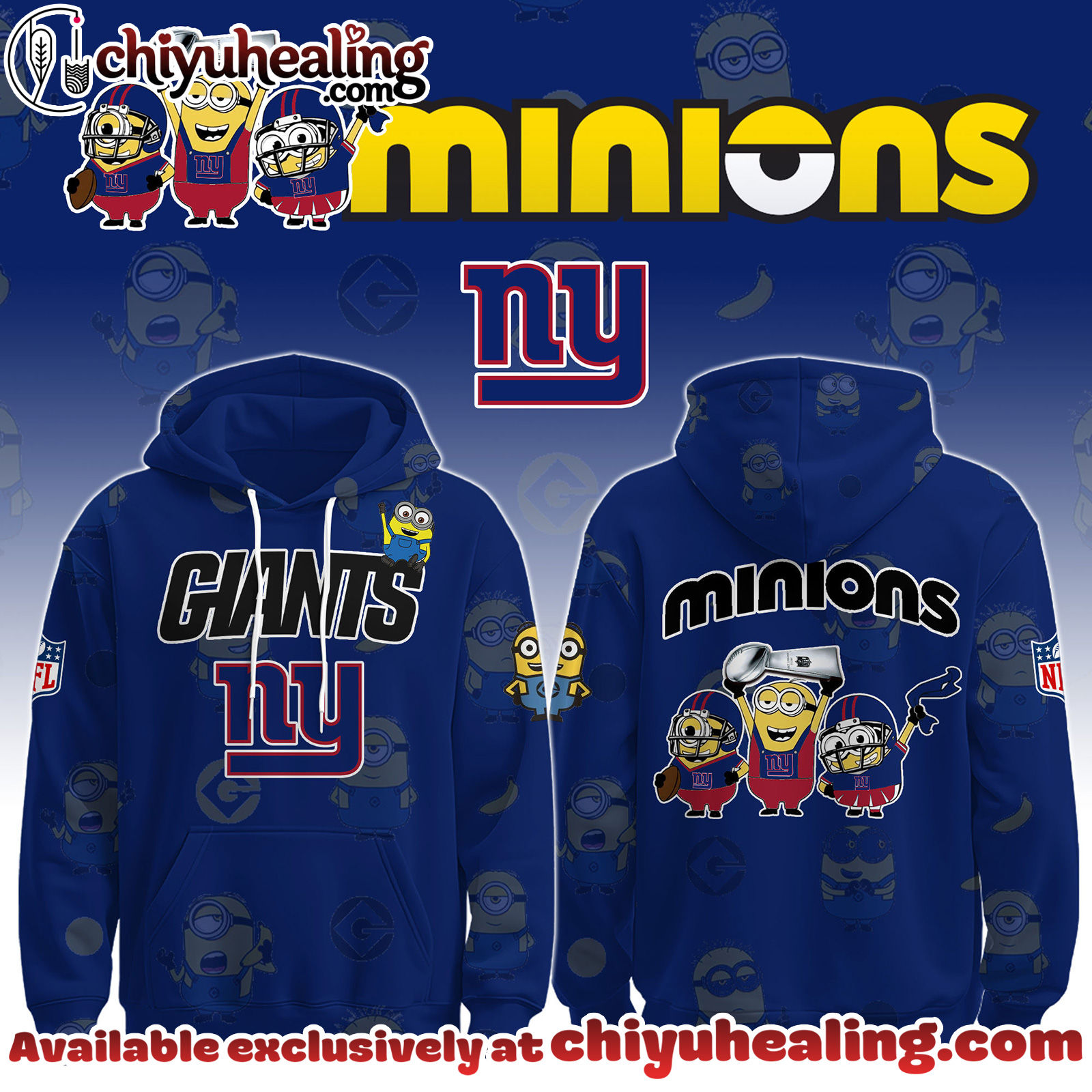 New York Giants x Minions Limited Edition - Selling Out Fast Hoodie, Sweatshirt, T-shirt