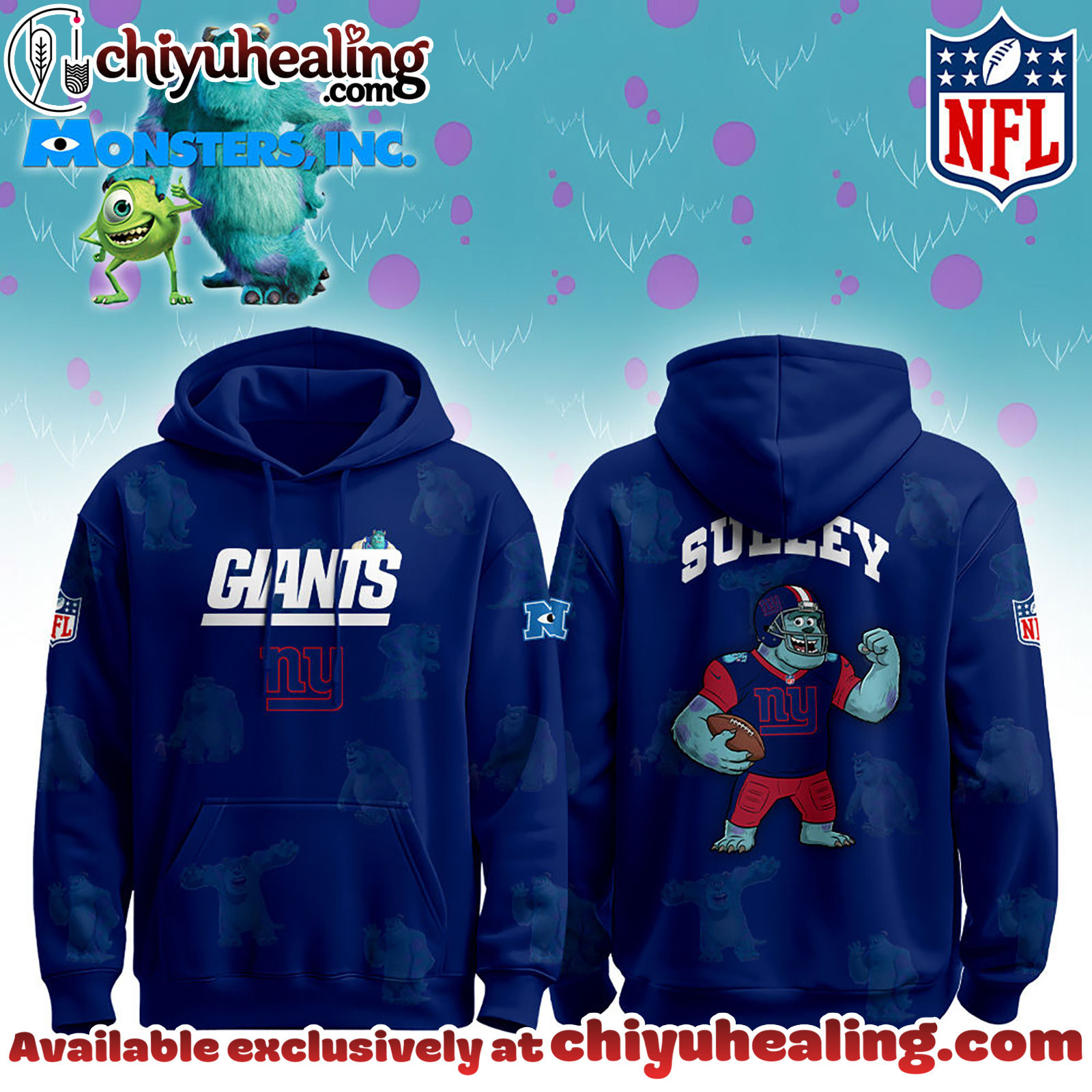 New York Giants x Monsters, Inc Limited Edition Hoodie Cutest Drop of the Year Hoodie, Tshirt, Sweatshirt