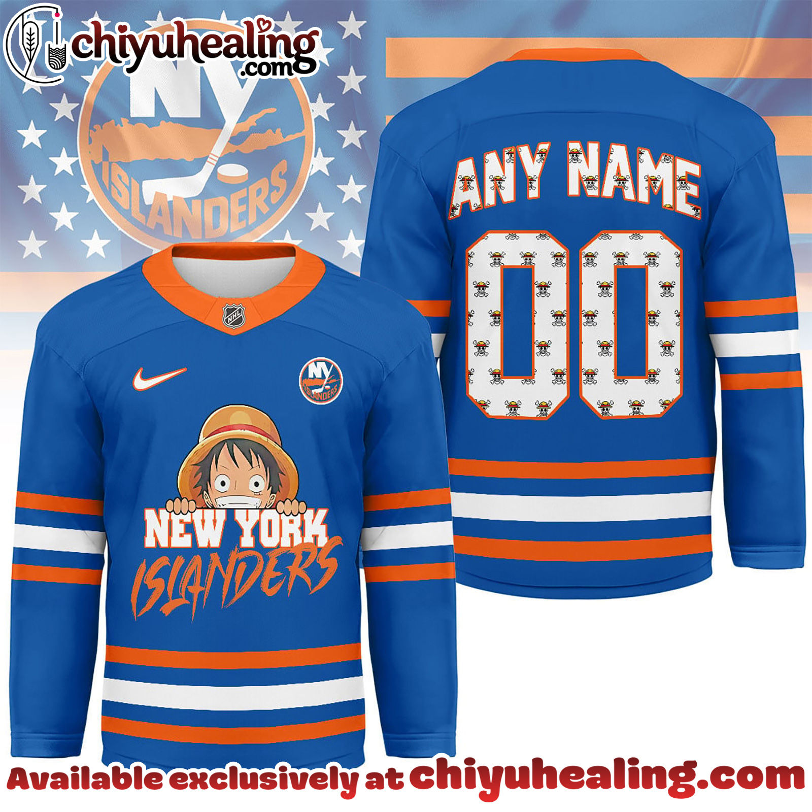 New York Islanders Premium NHL One Piece Hockey Jersey NY