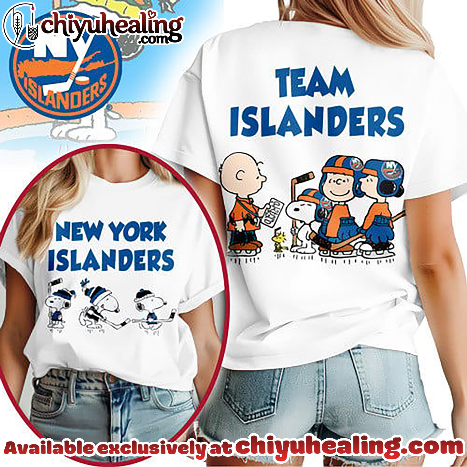 New York Islanders Premium NHL Peanut Hockey T-shirt