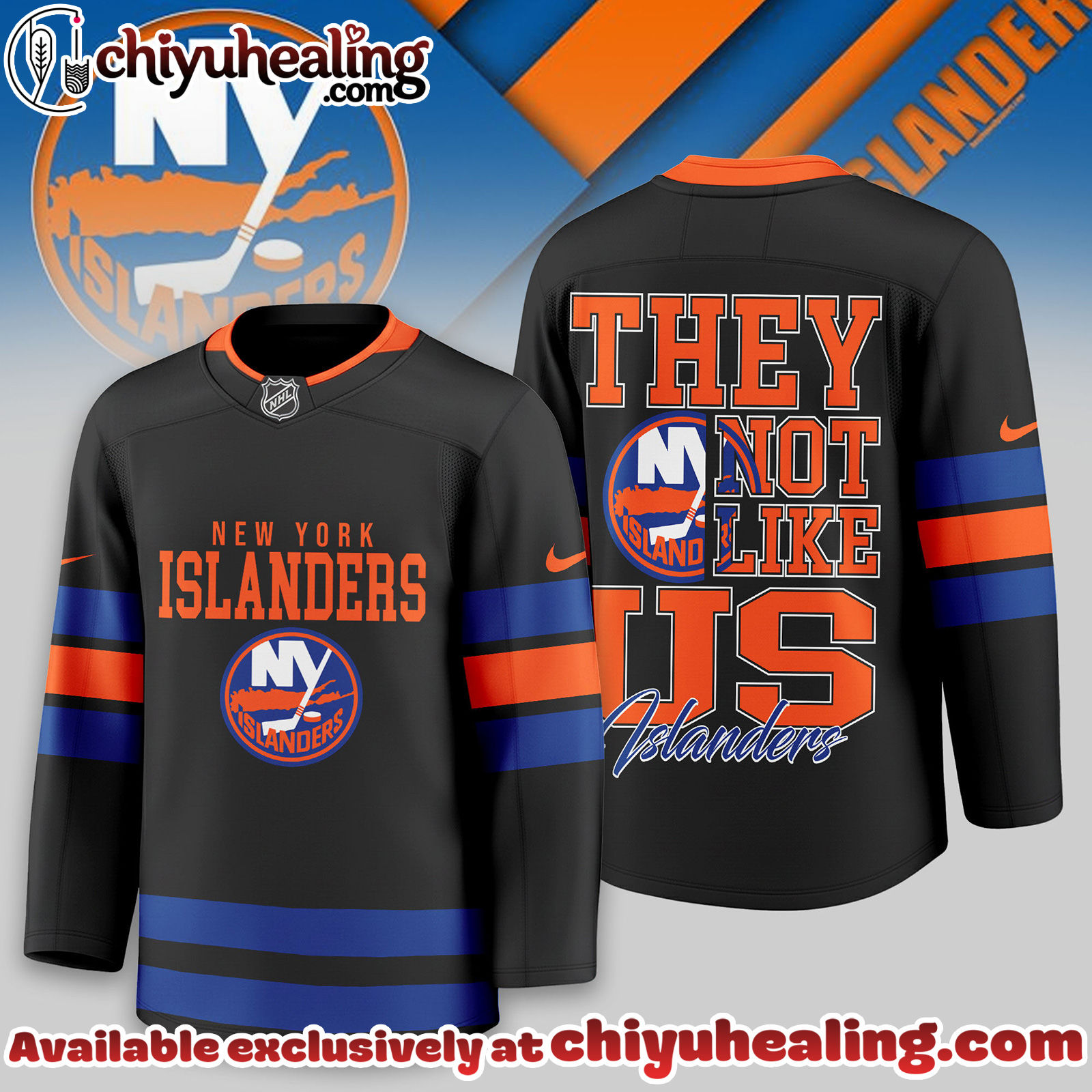 New York Islanders Premium NHL They Not Like Us Hockey Jersey - Ver 2