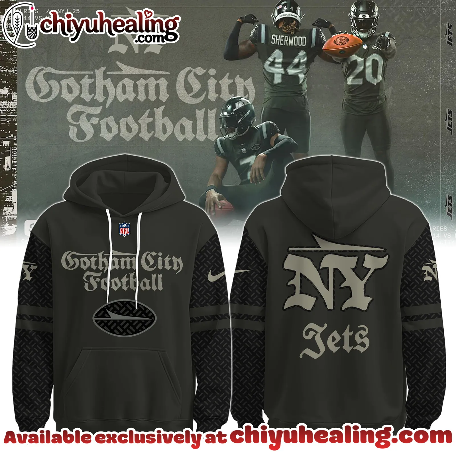 New York Jets NFL x Nike Rivalries Hoodie Limited, All Team NFL