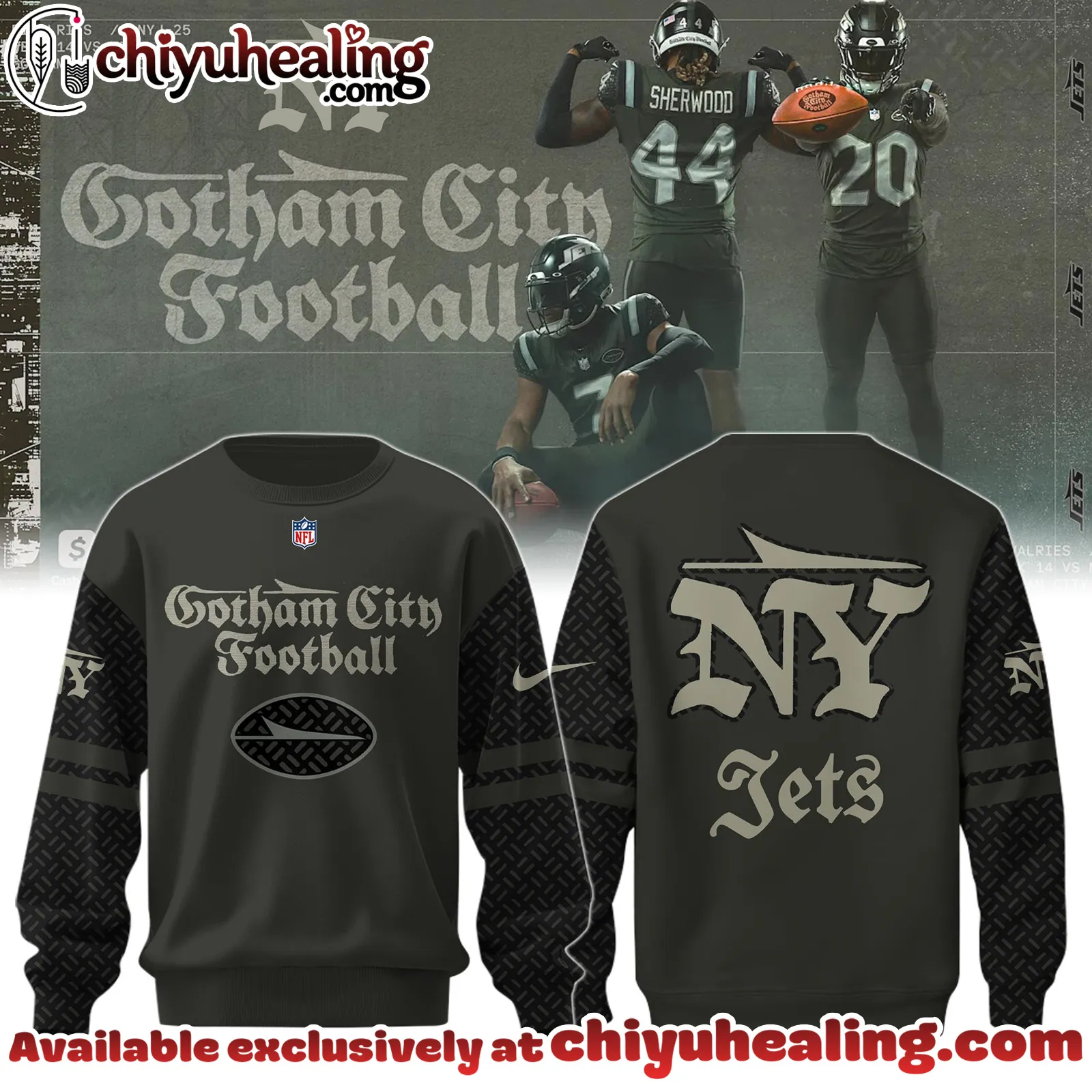 New York Jets NFL x Nike Rivalries Sweatshirt Limited