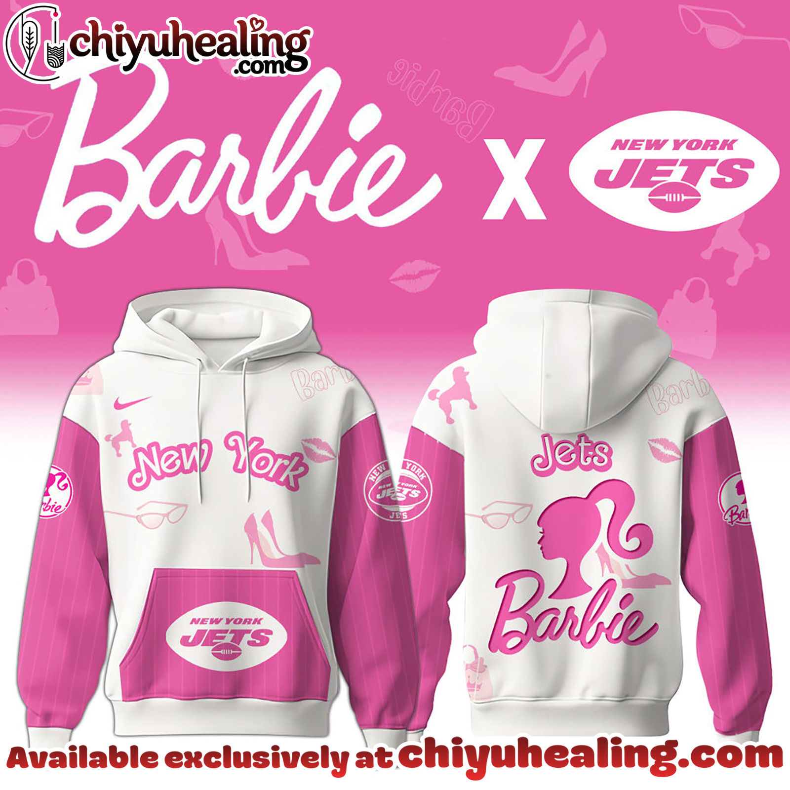 New York Jets x Barbie Hoodie Limited Edition - Selling Out Fast Hoodie, Sweatshirt, T-shirt