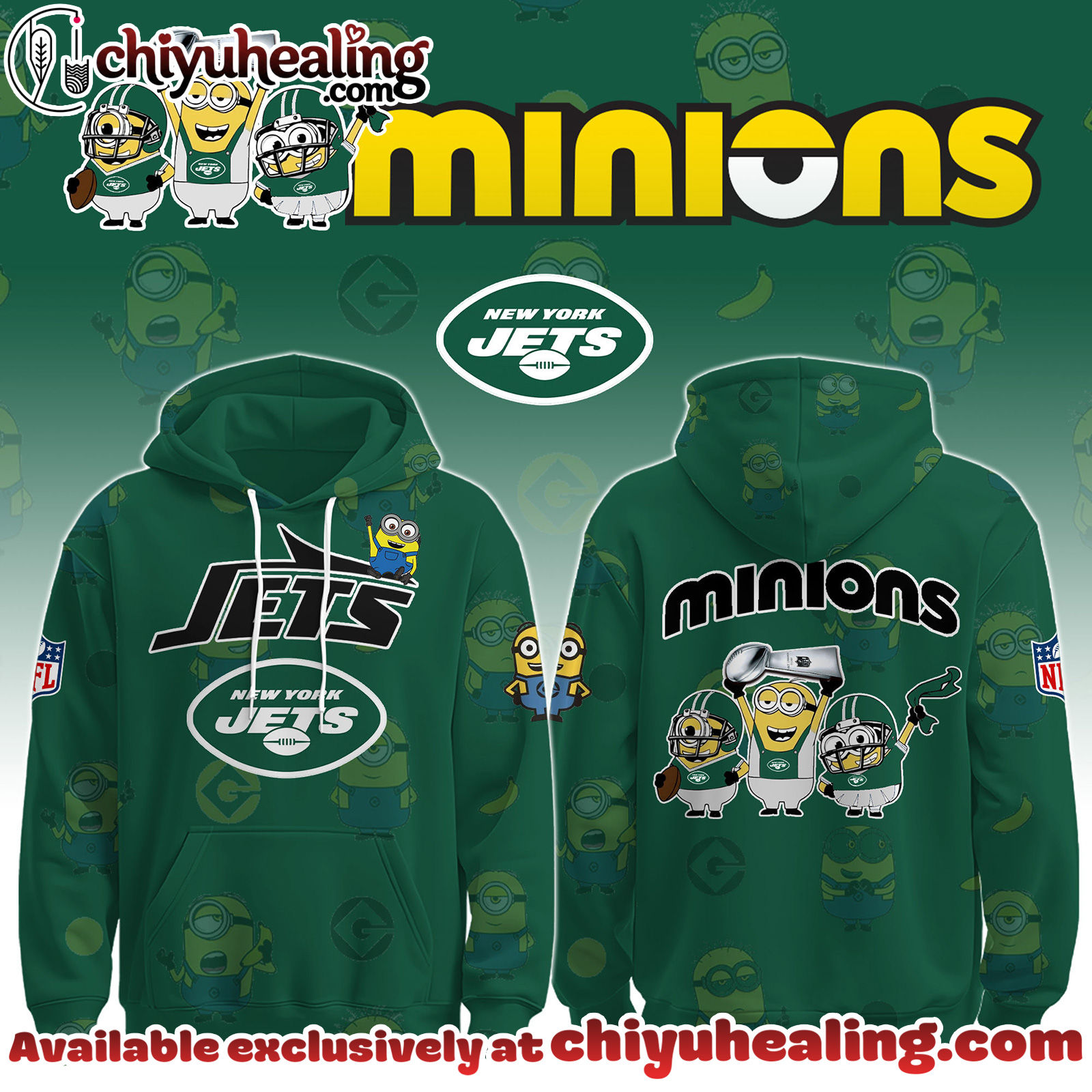 New York Jets x Minions Limited Edition - Selling Out Fast Hoodie, Sweatshirt, T-shirt