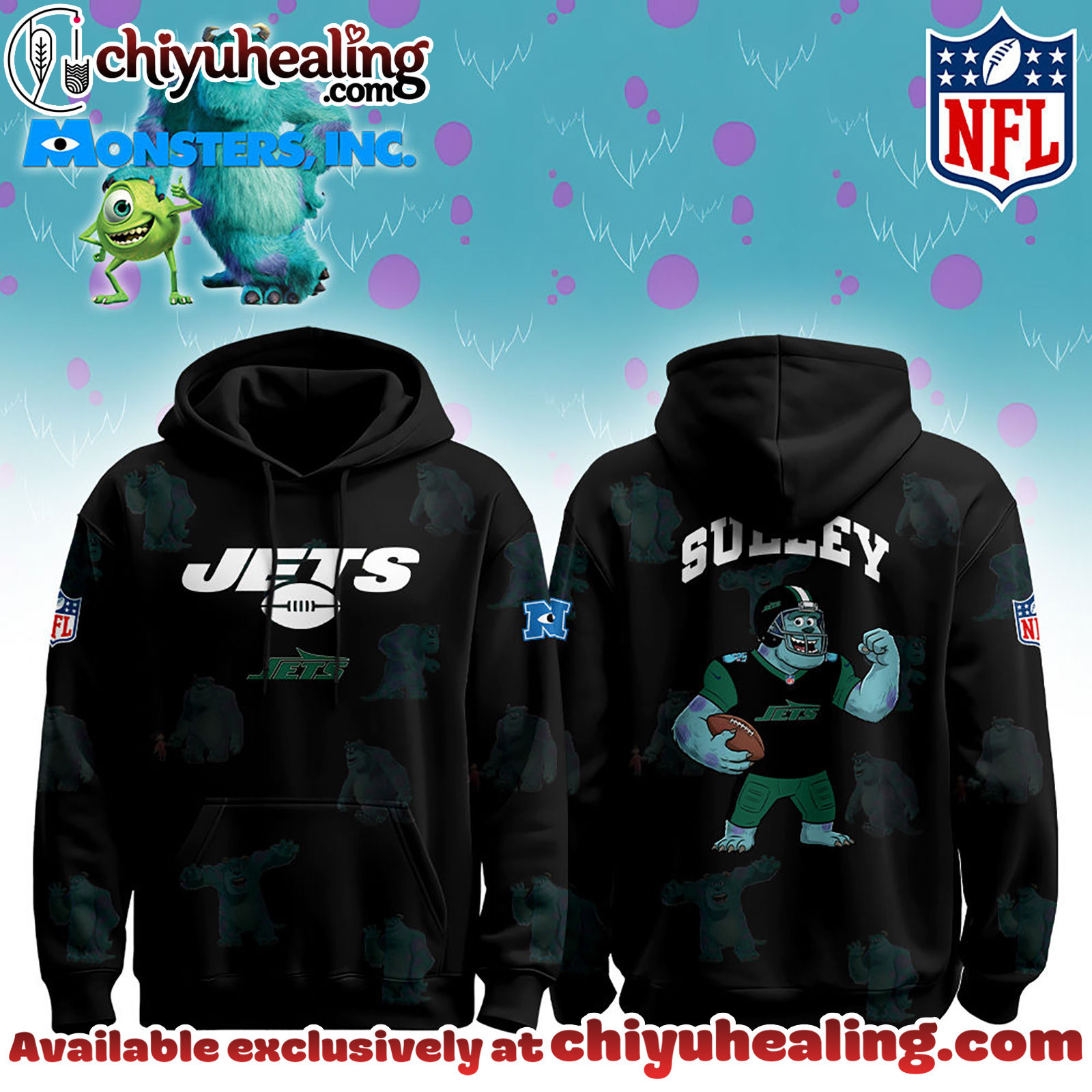 New York Jets x Monsters, Inc Limited Edition Hoodie Cutest Drop of the Year Hoodie, Tshirt, Sweatshirt