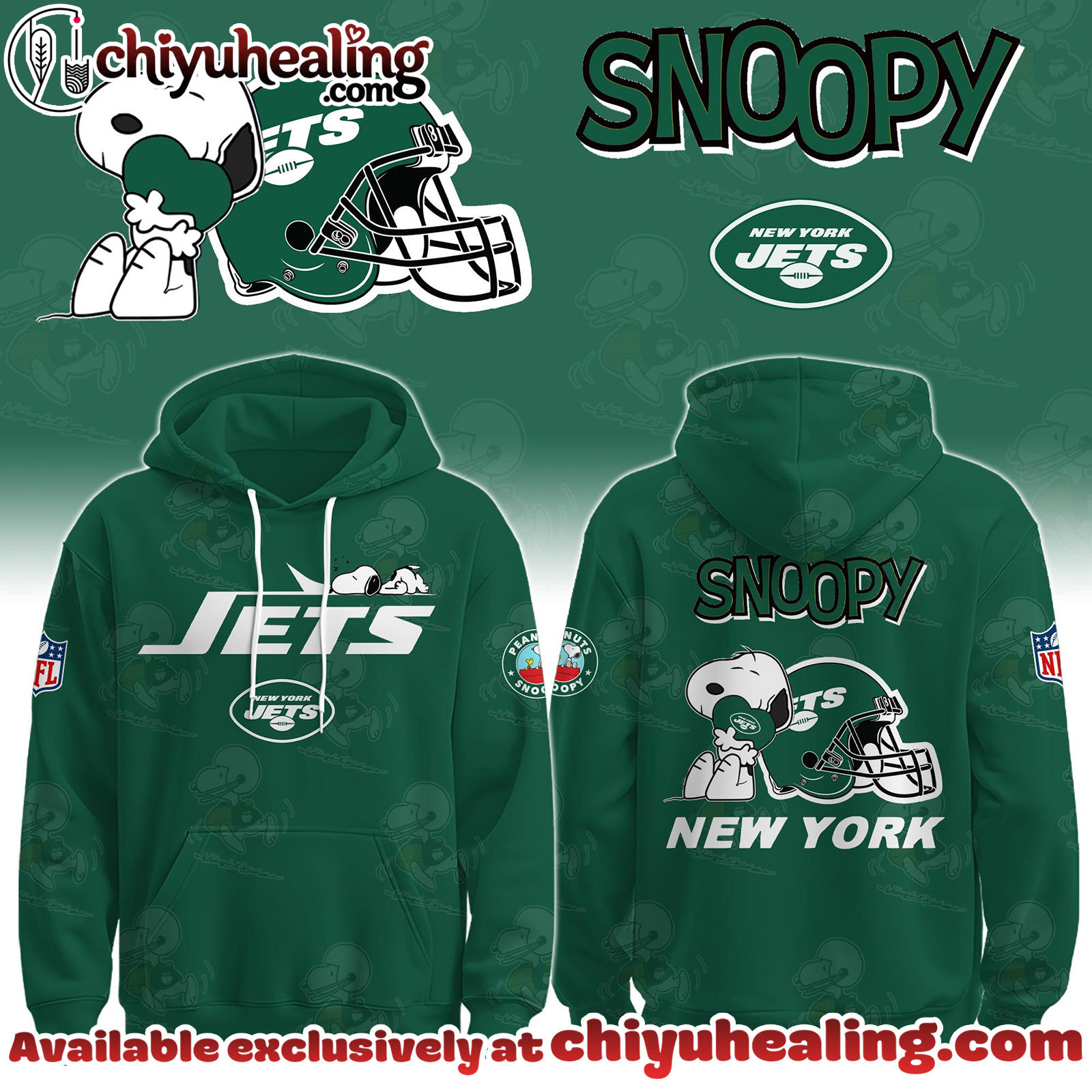 New York Jets x Snoopy Hoodie, Sweatshirt, T-shirt Limited Edition - Selling Out Fast