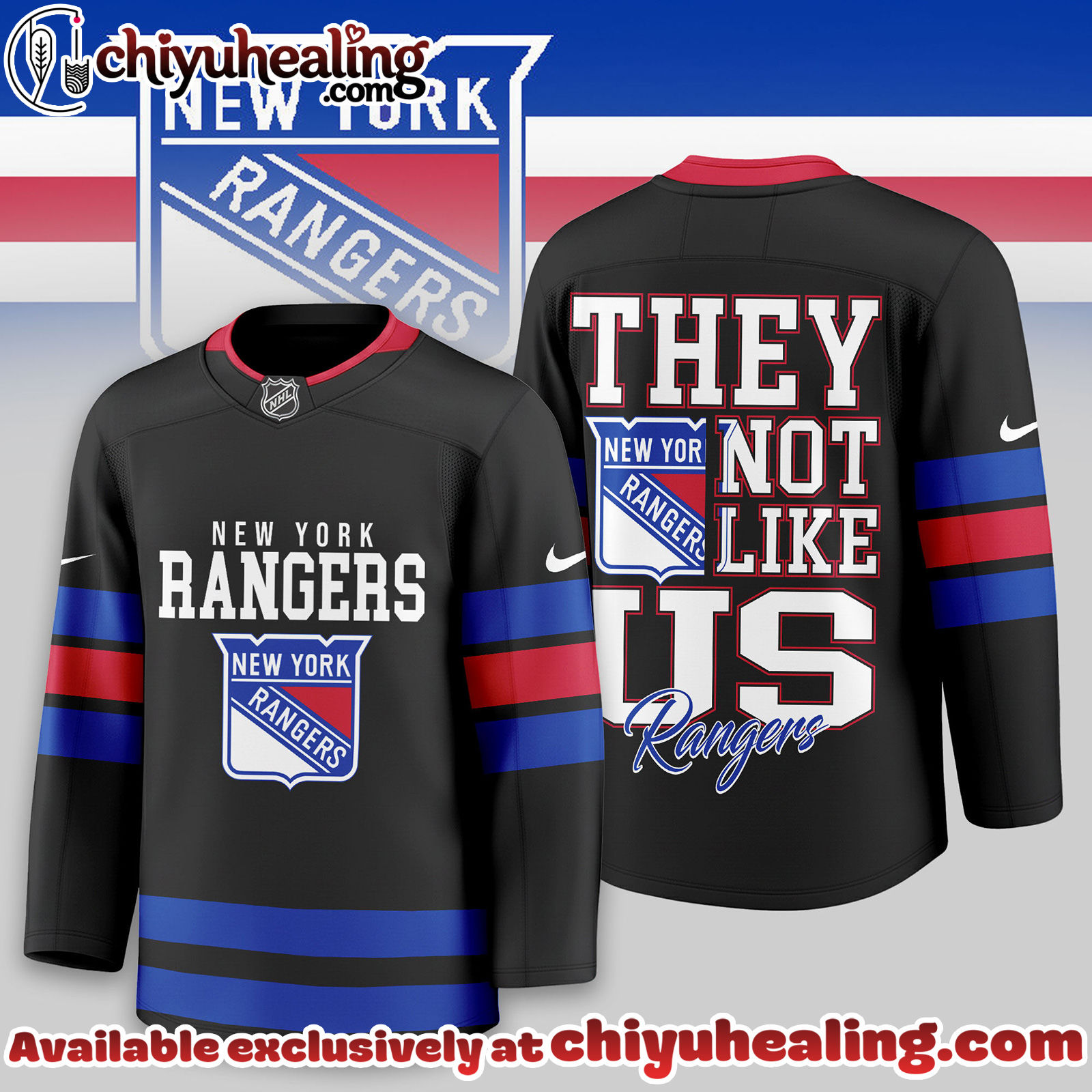 New York Rangers Premium NHL They Not Like Us Hockey Jersey - Ver 2