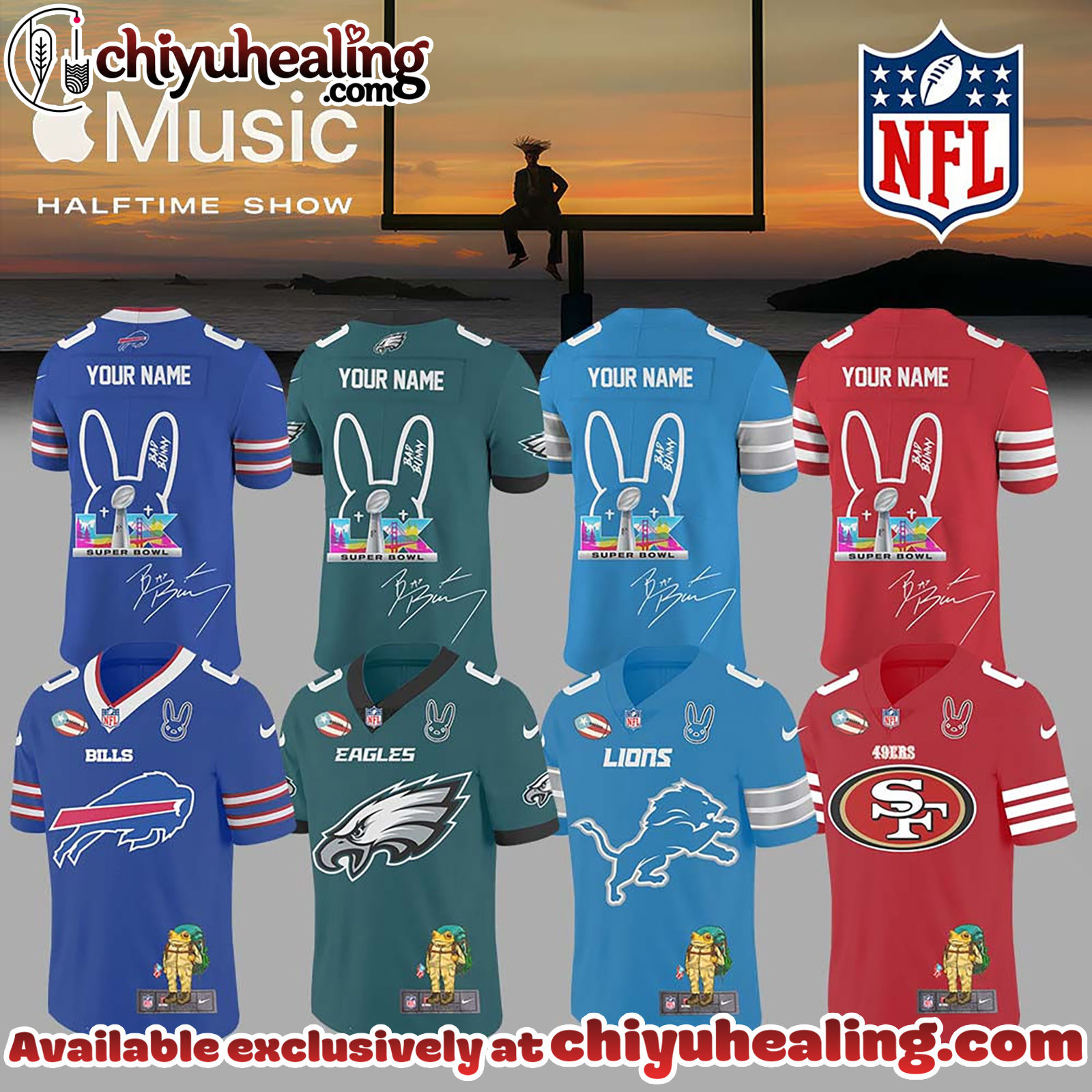 NFL x Bad Bunny Super Bowl Jersey - All Teams Edition - Ver 5