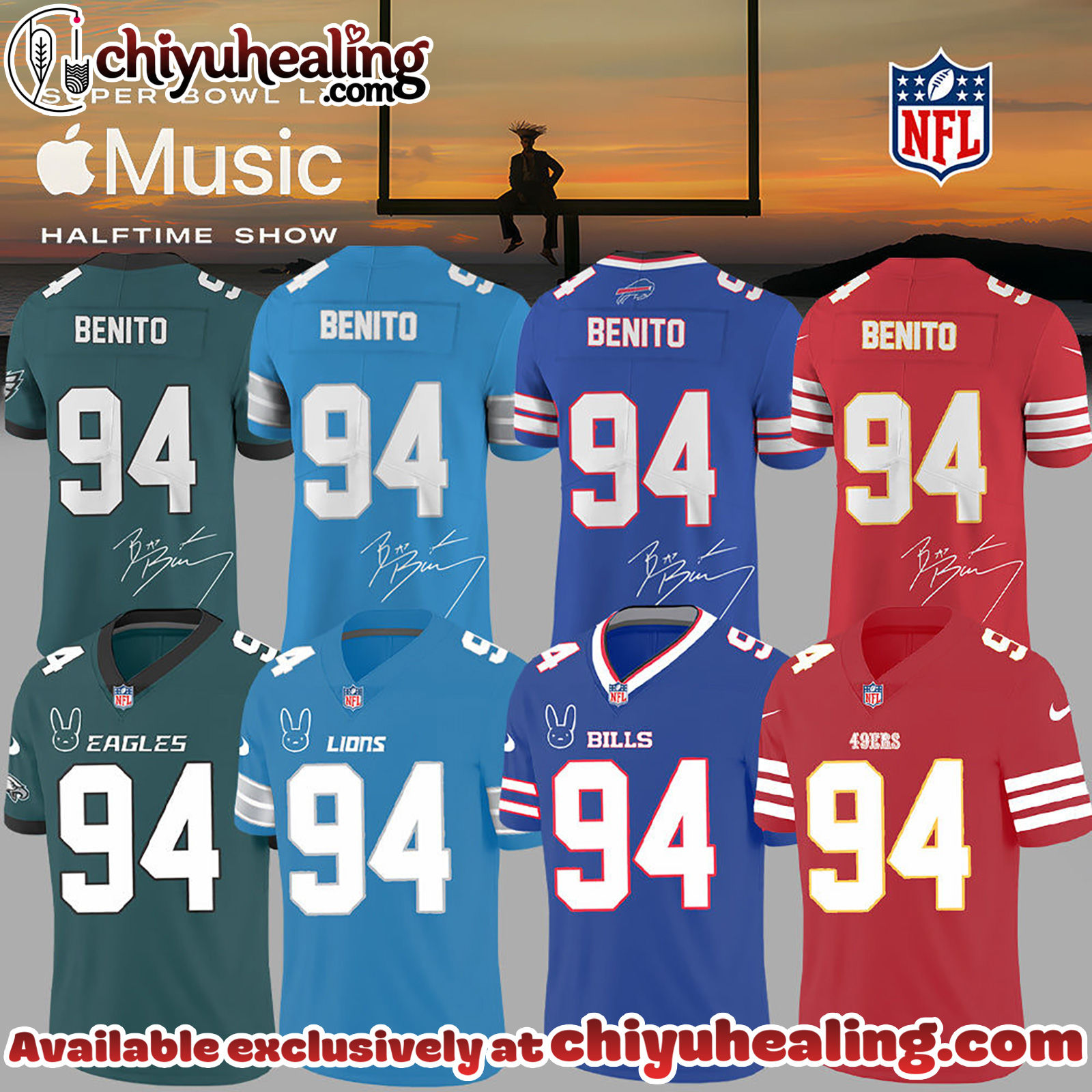 NFL x Bad Bunny Super Bowl Jersey - All Teams Edition - Ver 4