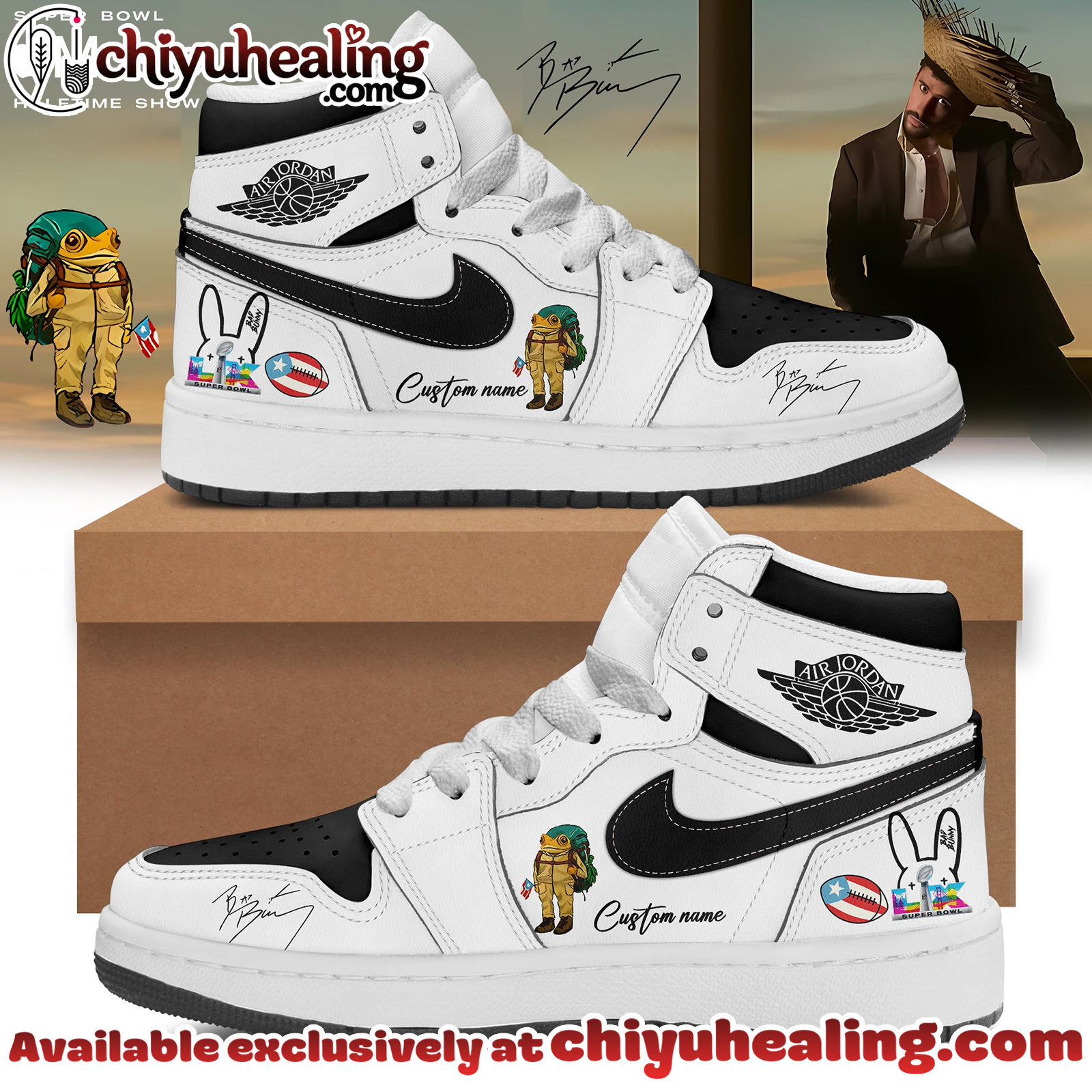 NFL x Bad Bunny Super Bowl x Air Jordan 1