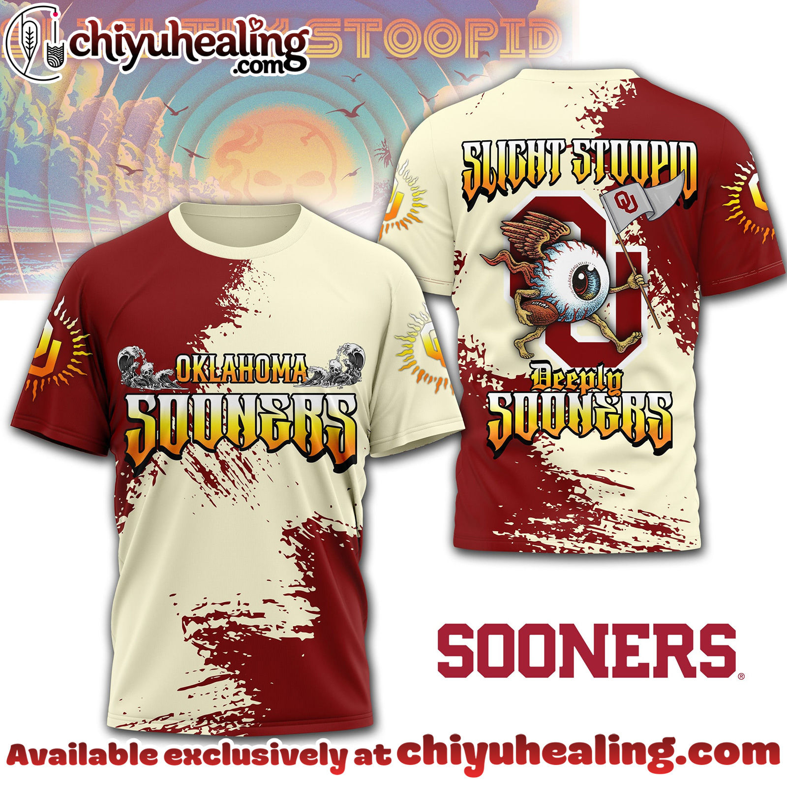 Oklahoma Sooners Premium NCAA Slightly Stoopid 3D T-shirt, Hoodie, Sweatshirt, All Team NCAA