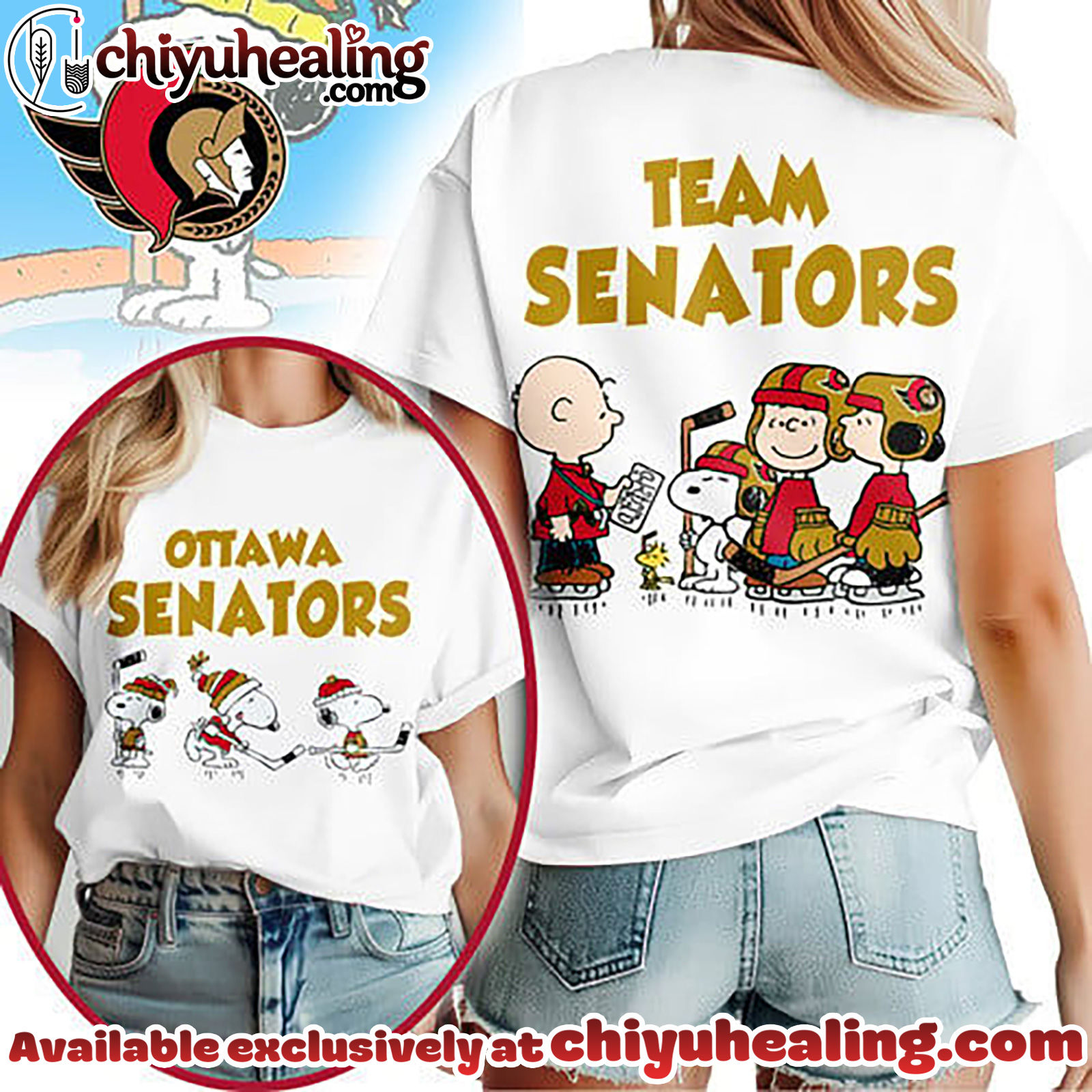 Ottawa Senators Premium NHL Peanut Hockey T-shirt