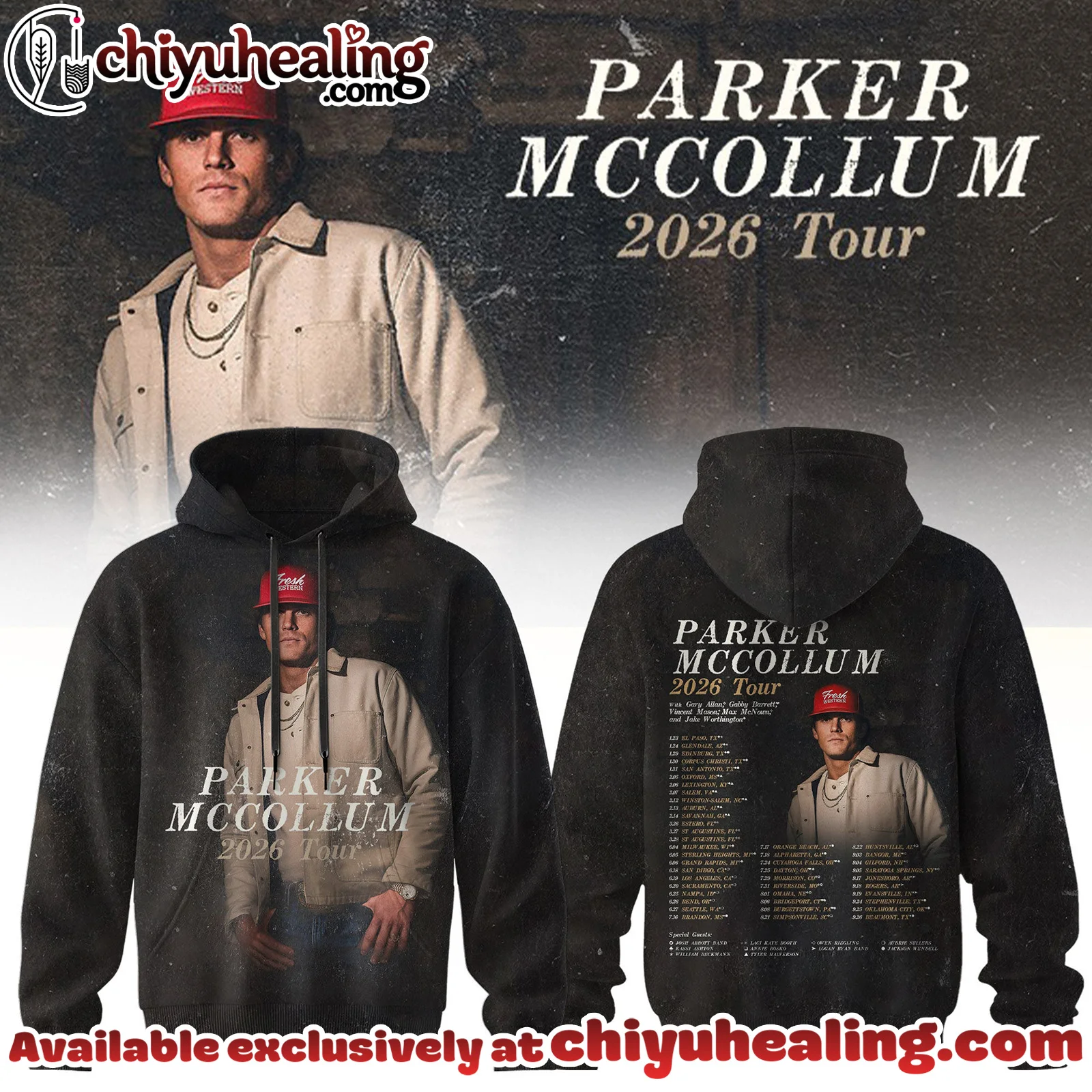Parker McCollum Tour 2026 Collection - Hoodie, Shirt, Sweatshirt - Ver 2