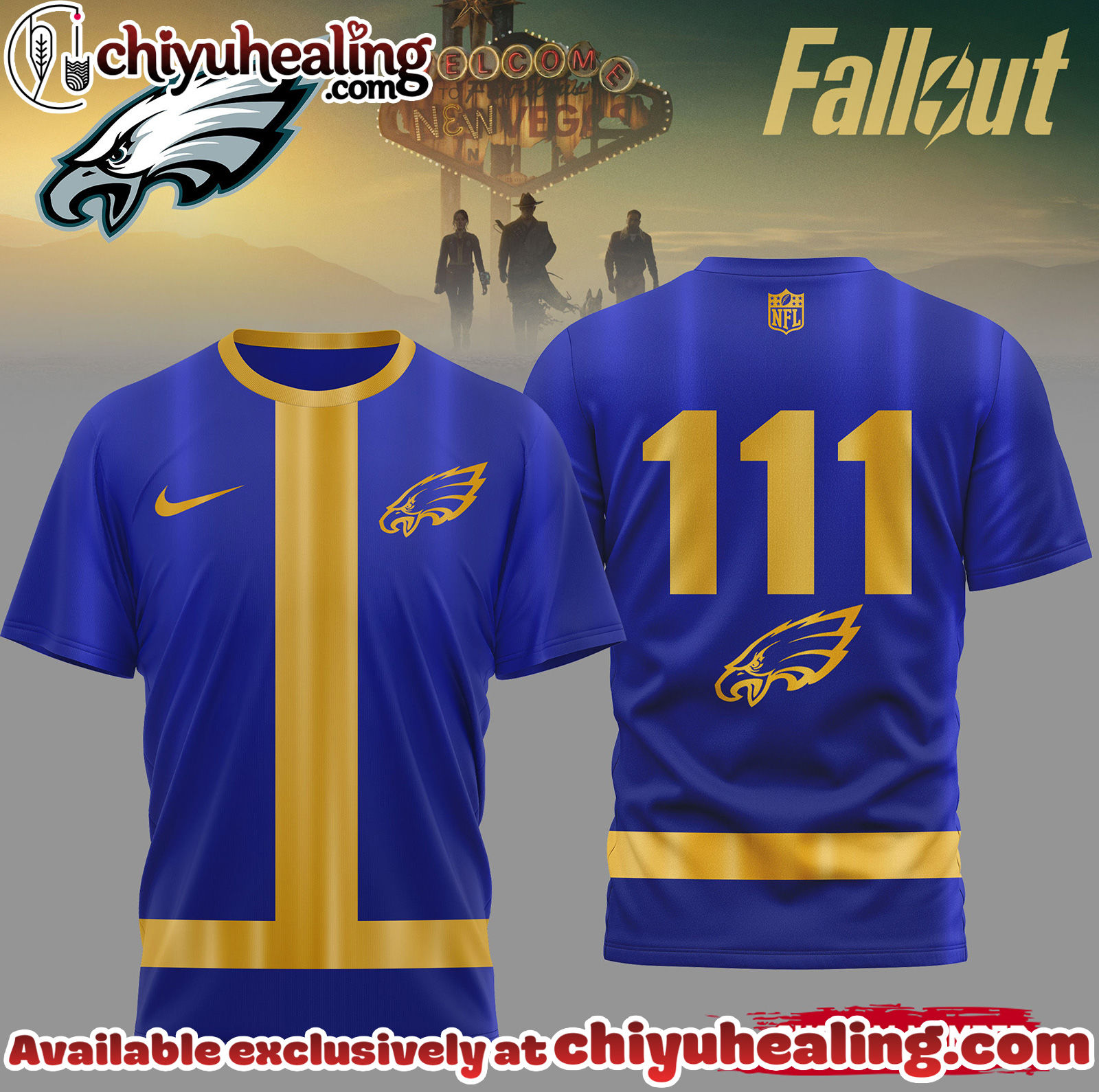 Philadelphia Eagles Premium NFL Fallout 3D Shirt, Hoodie, Sweatshirt