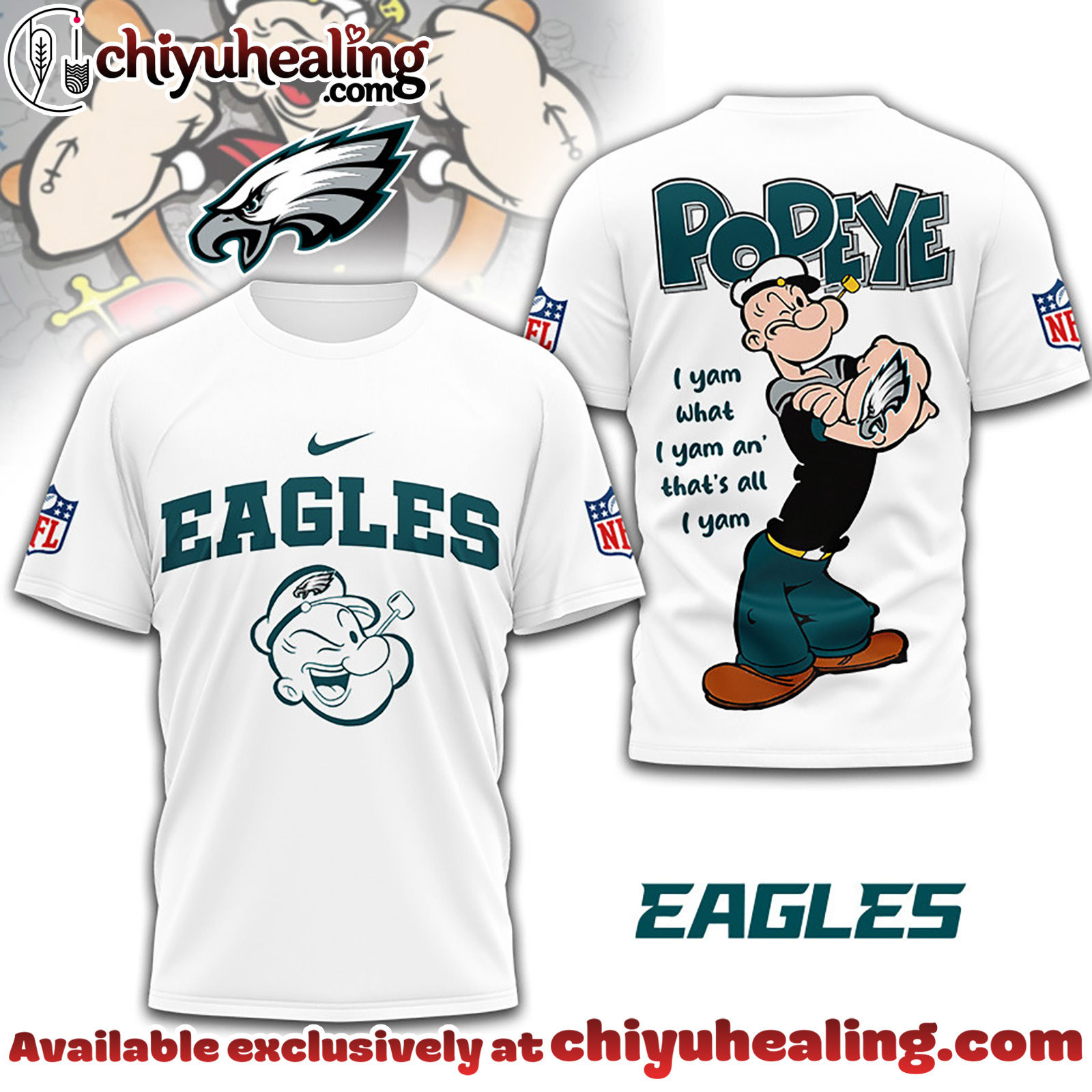 Philadelphia Eagles Premium NFL I Yam What I Yam Shirt, Hoodie, Sweatshirt, All Team NFL