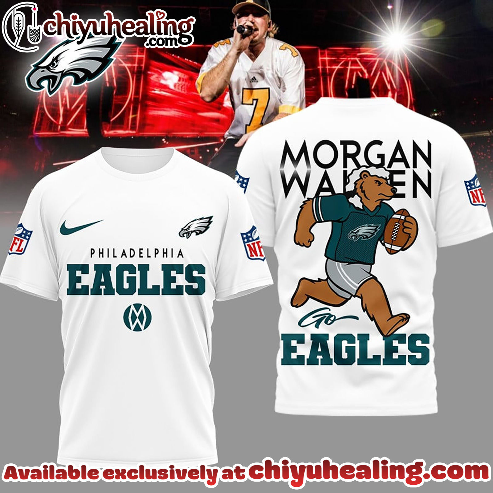 Philadelphia Eagles Premium NFL Morgan Wallen Fan 3D Shirt, Hoodie, Sweatshirt