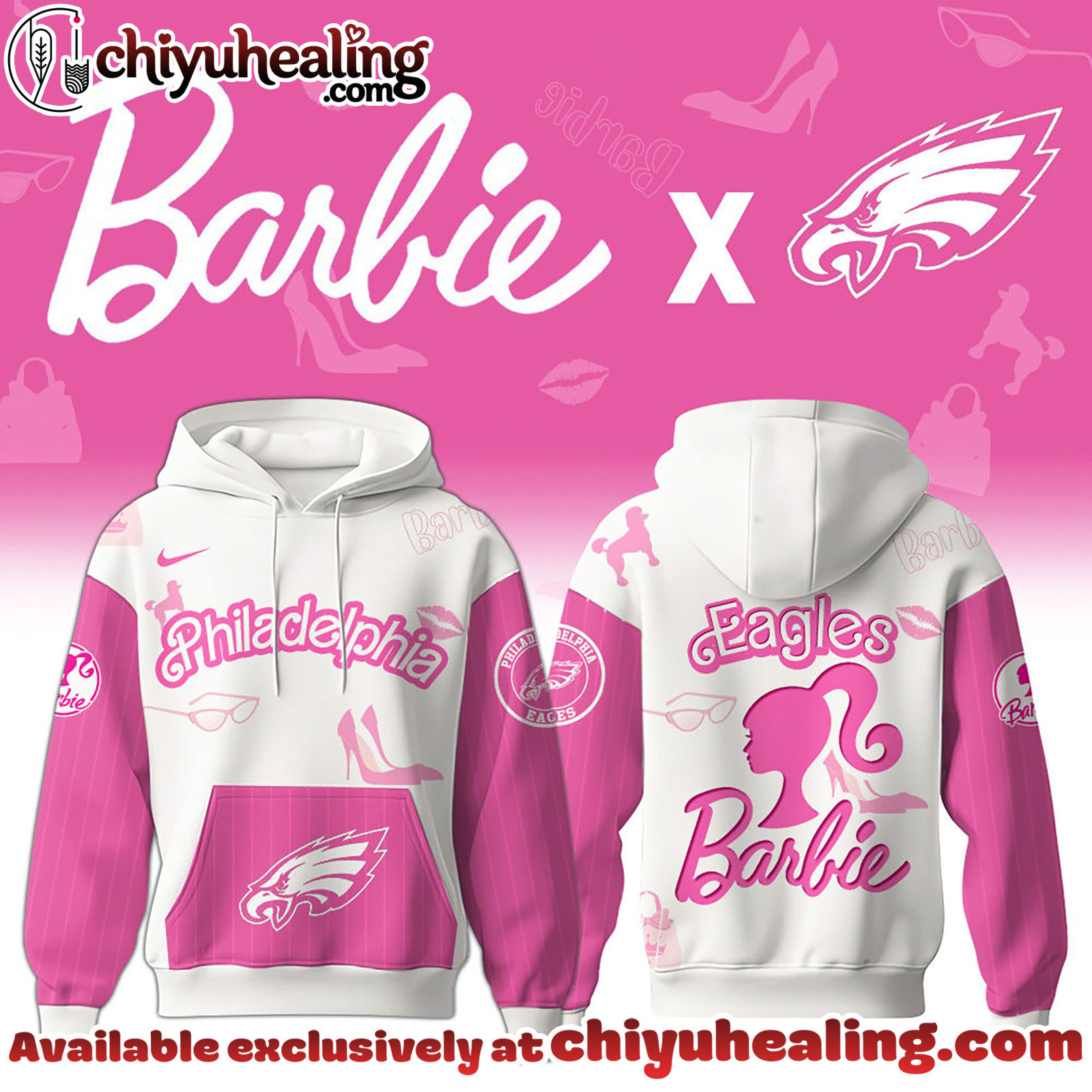 Philadelphia Eagles x Barbie Hoodie Limited Edition - Selling Out Fast Hoodie, Sweatshirt, T-shirt
