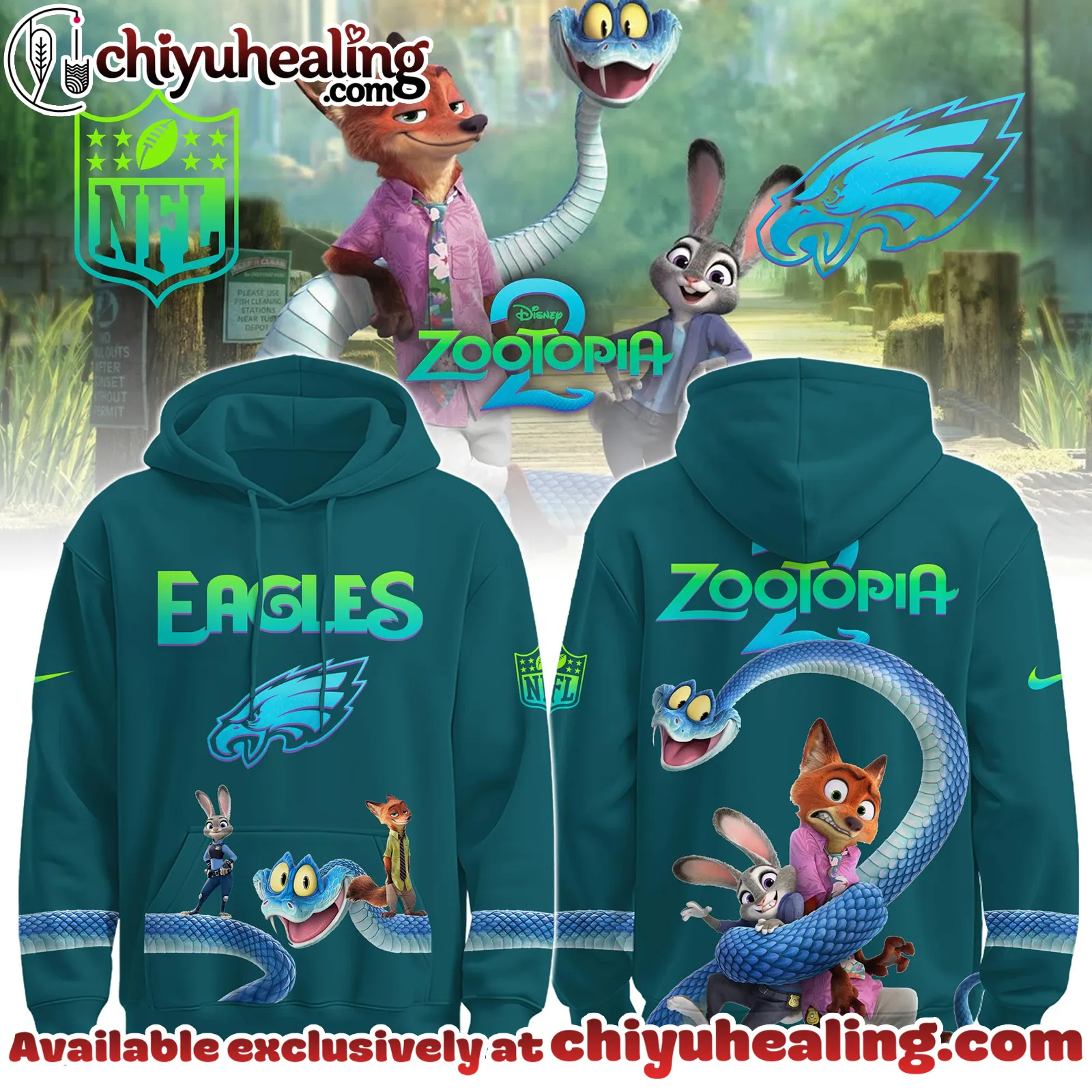 Philadelphia Eagles x Zootopia 2 Hoodie Limited Edition Selling Out Fast, All Team NFL