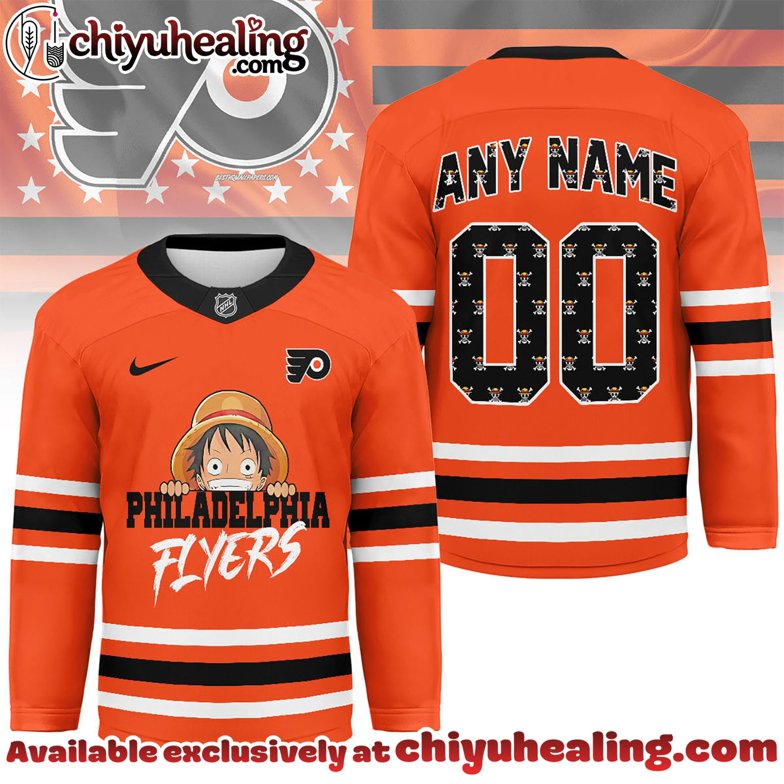 Philadelphia Flyers Premium NHL One Piece Hockey Jersey NY
