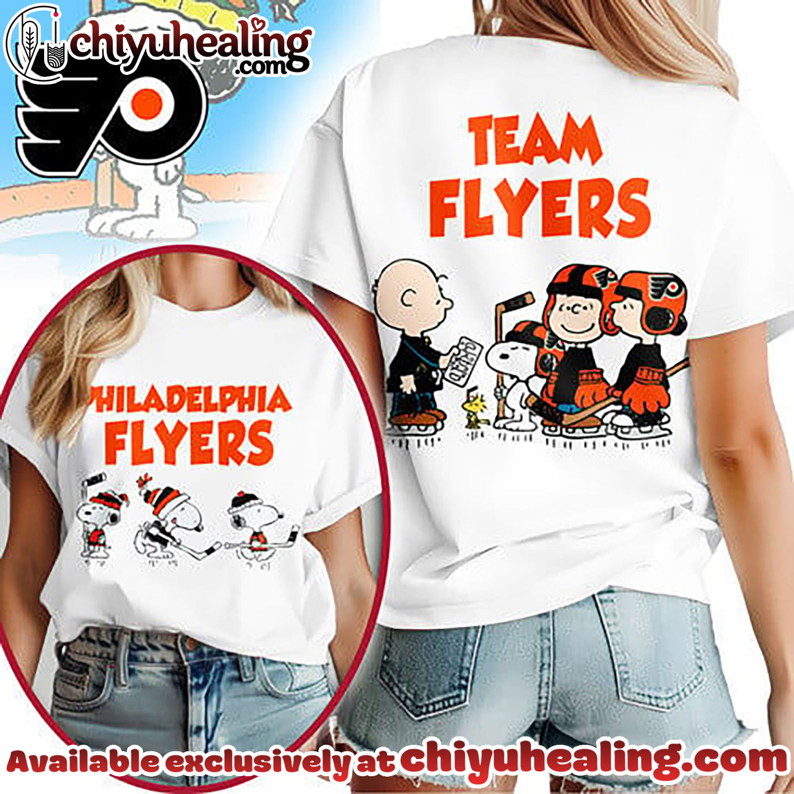 Philadelphia Flyers Premium NHL Peanut Hockey T-shirt